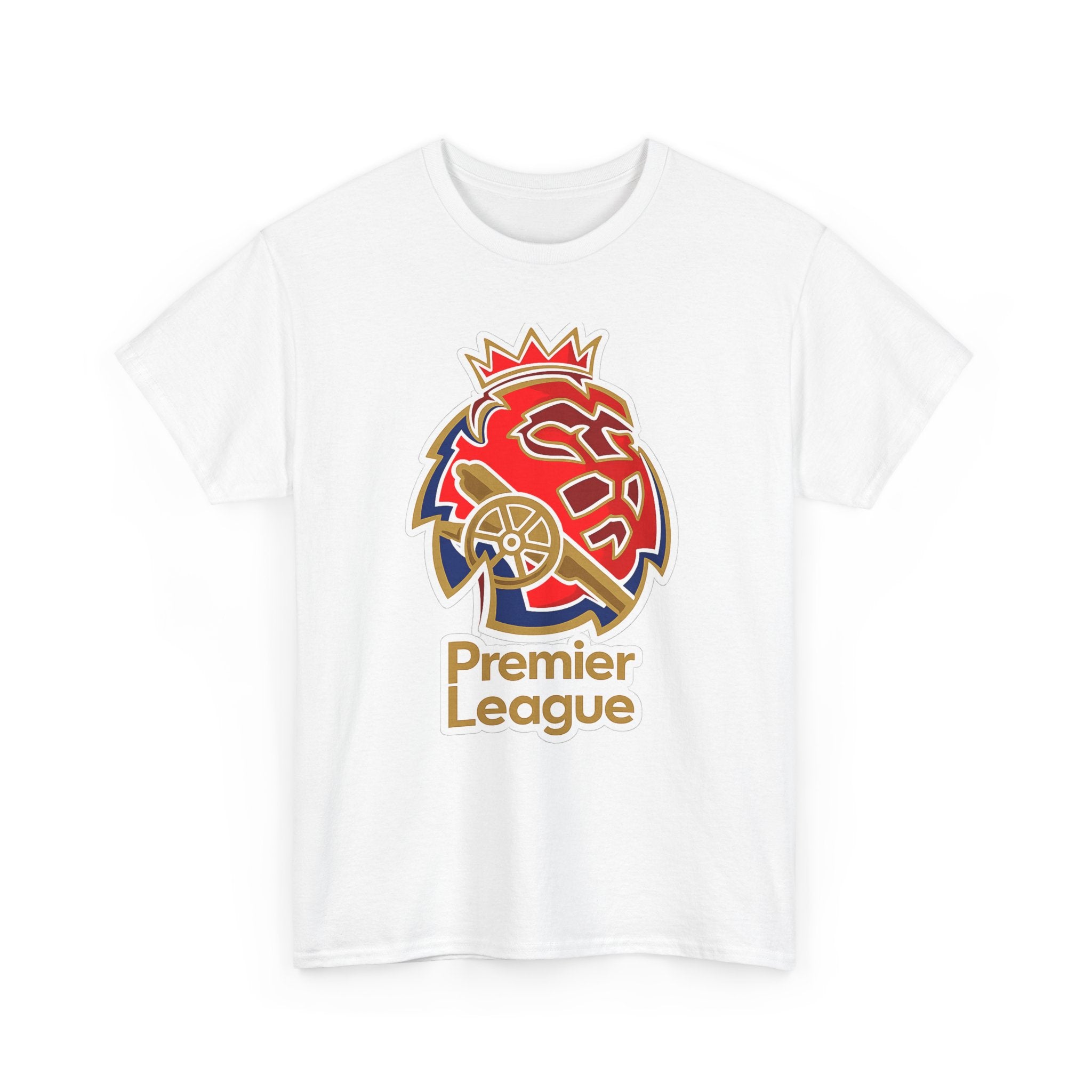 Arsenal Premier League Lion Logo T-Shirt — Soccer Fan Tee