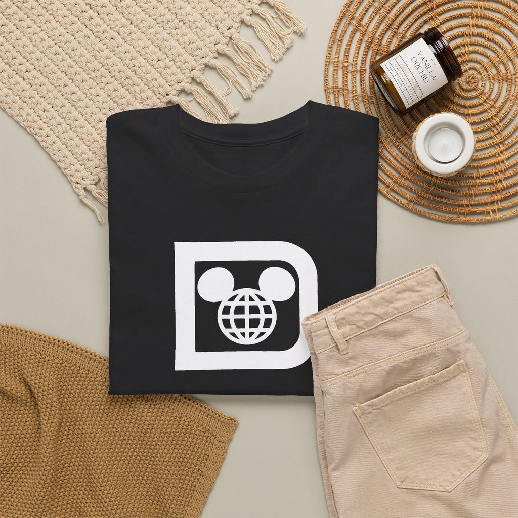 Retro Disney "D" Inspired Unisex Heavy Cotton Tee