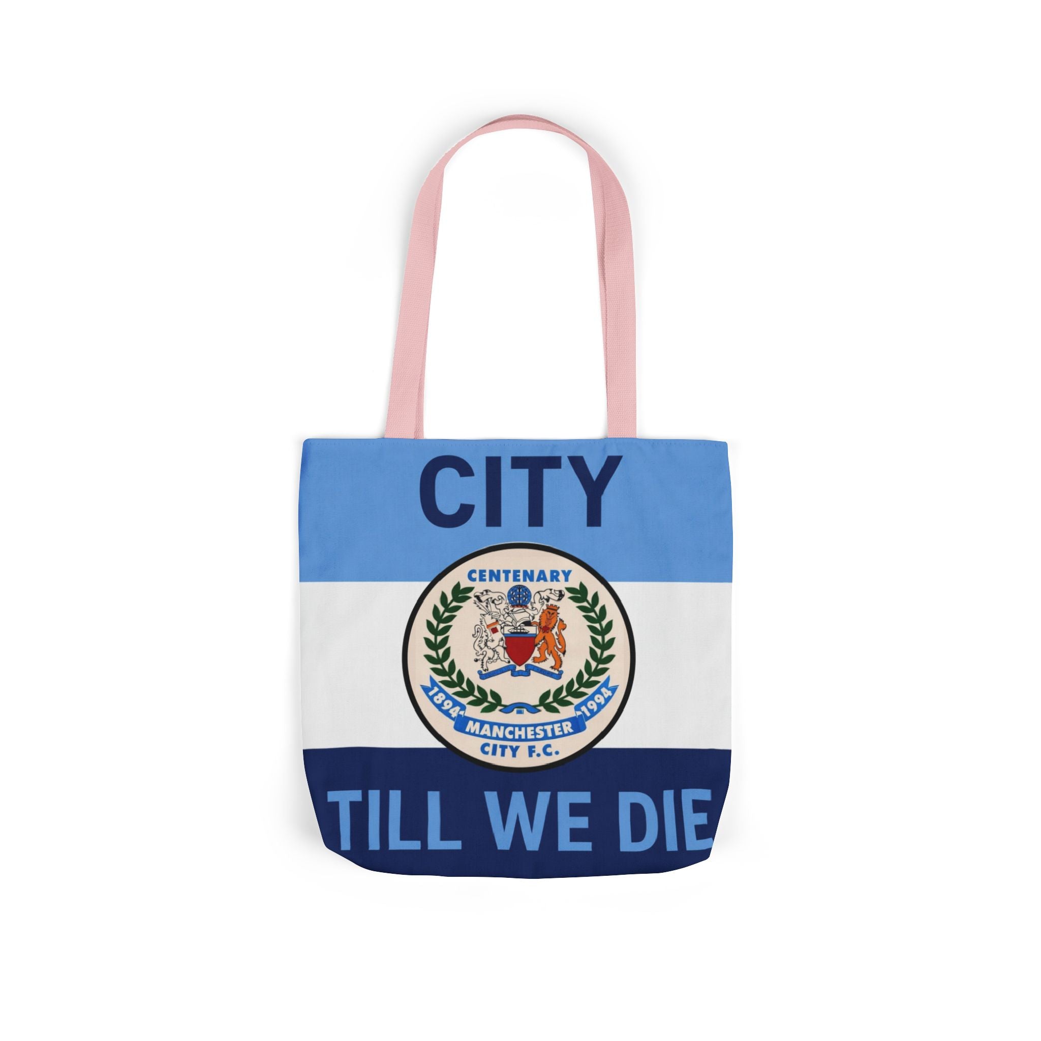 City Till We Die Canvas Tote Bag — Football Fan Flag Tote