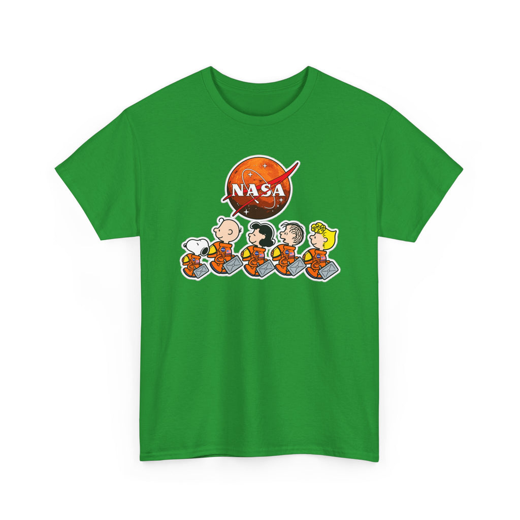 NASA Peanuts Cartoon T‑Shirt — Retro Space Snoopy & Crew Graphic Tee