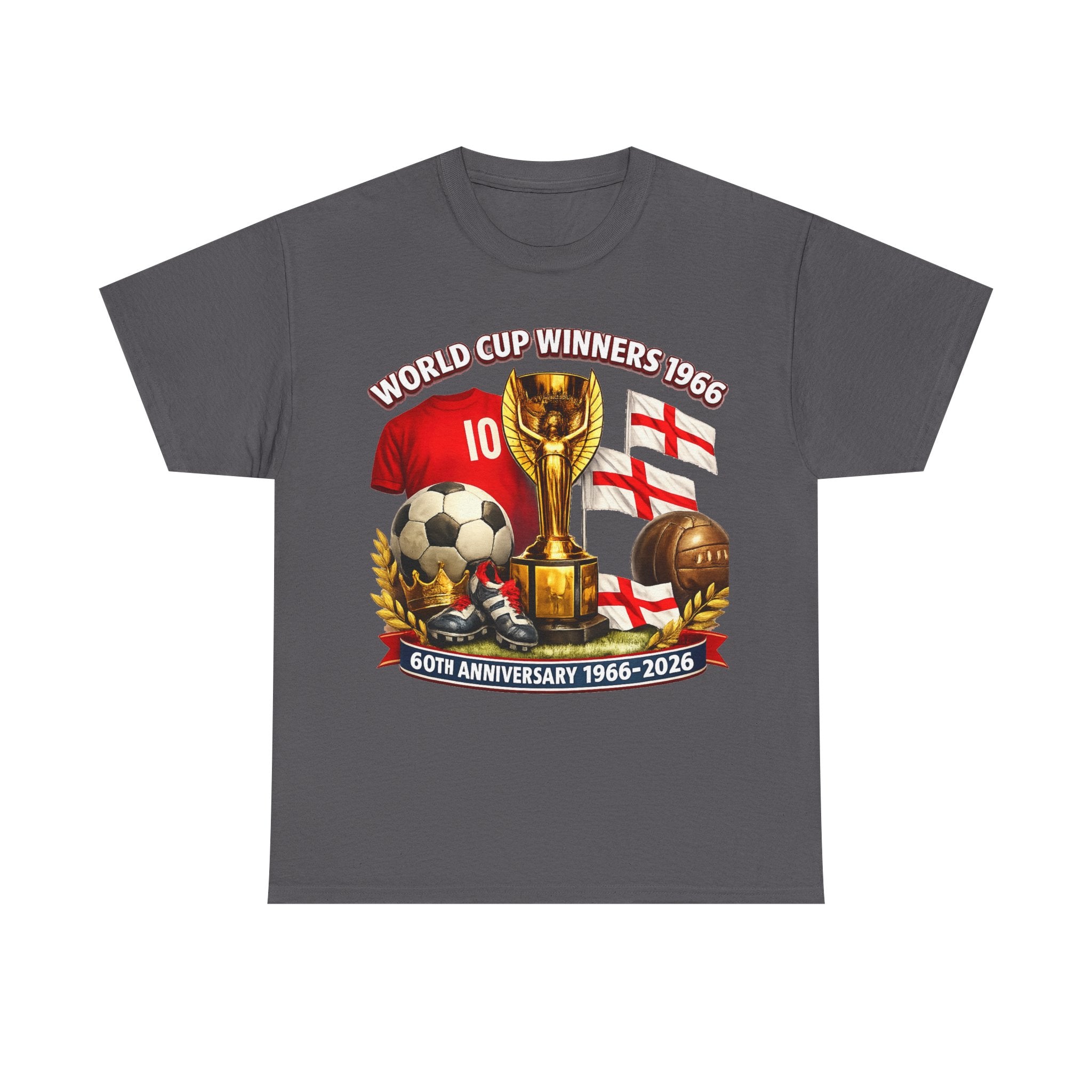 1966 World Cup Winners T‑Shirt — 60th Anniversary England Football Tribute