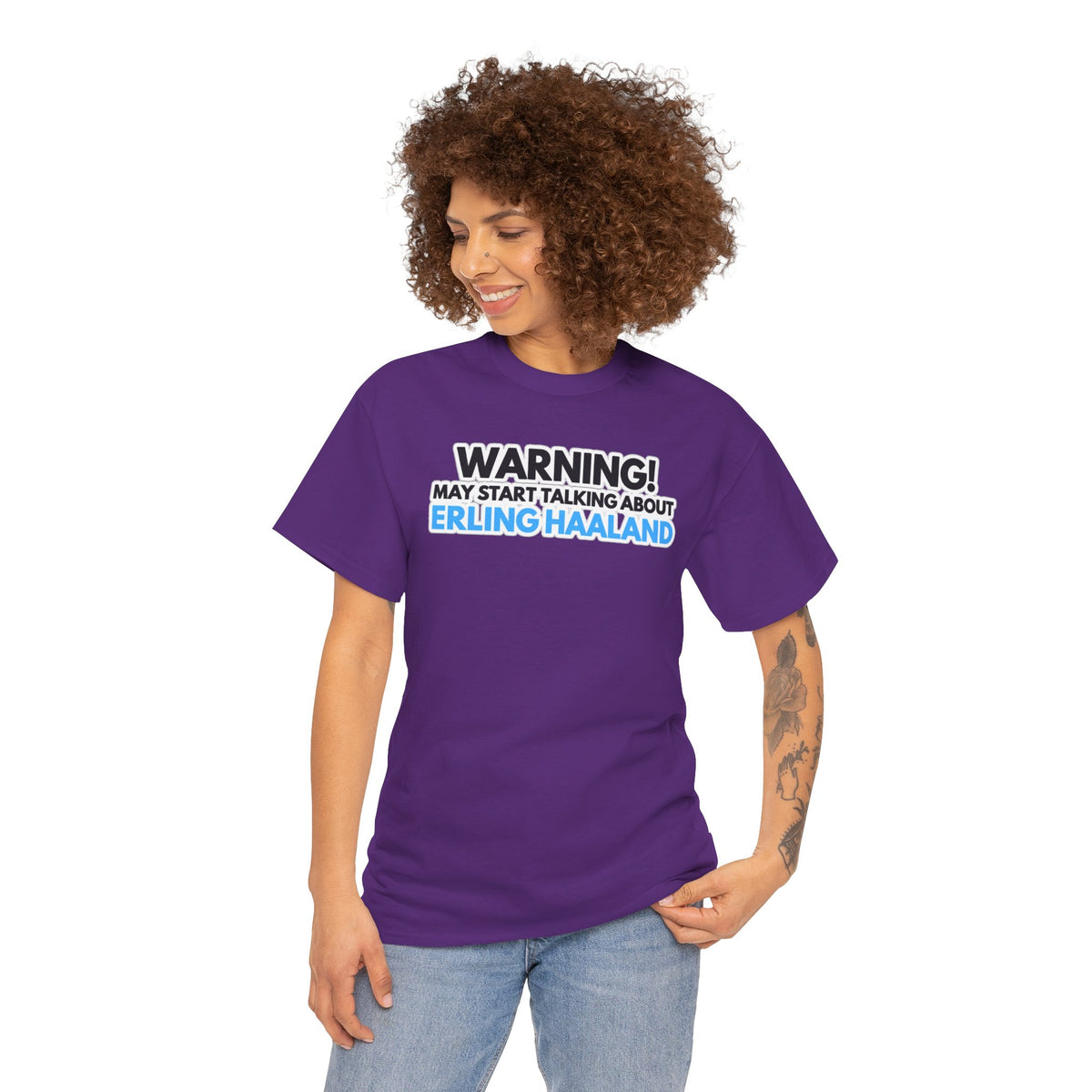 Warning! May Start Talking About Erling Haaland T-Shirt