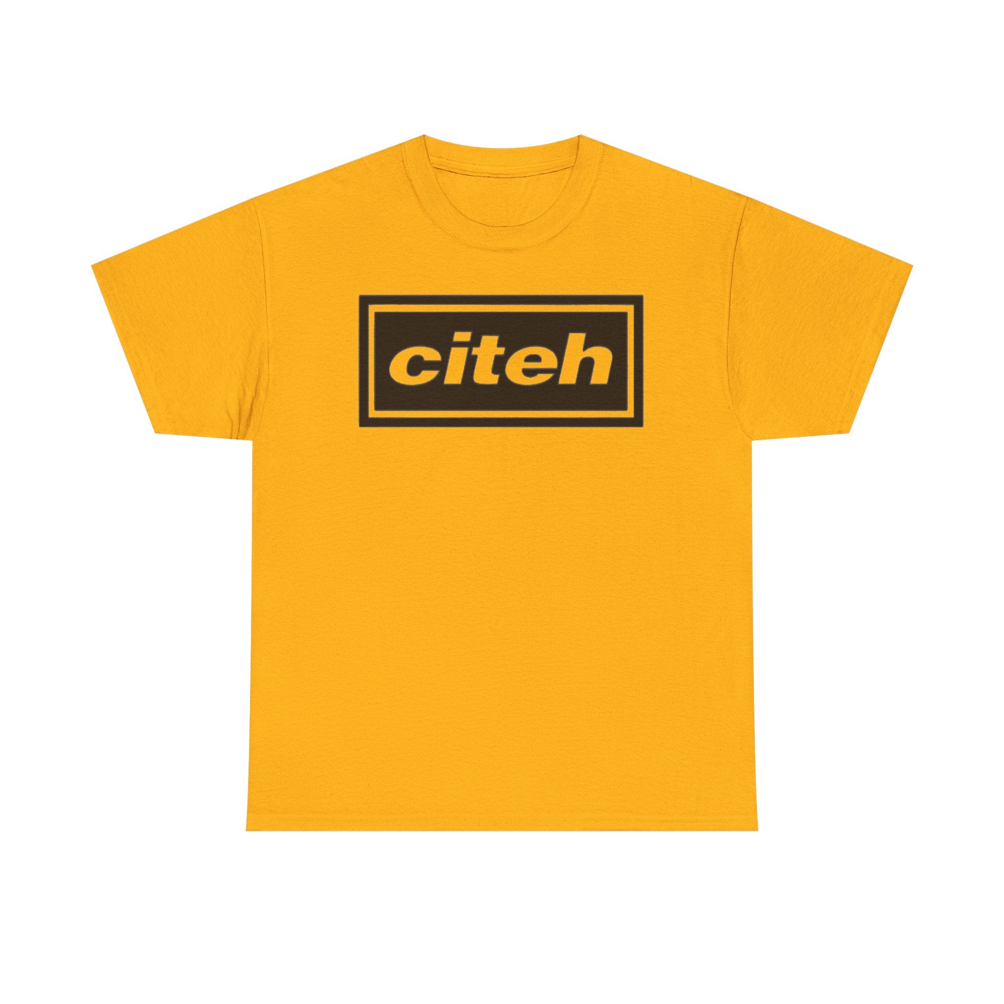 Manchester City Citeh Logo Tee — Minimalist Black Box Graphic T-Shirt