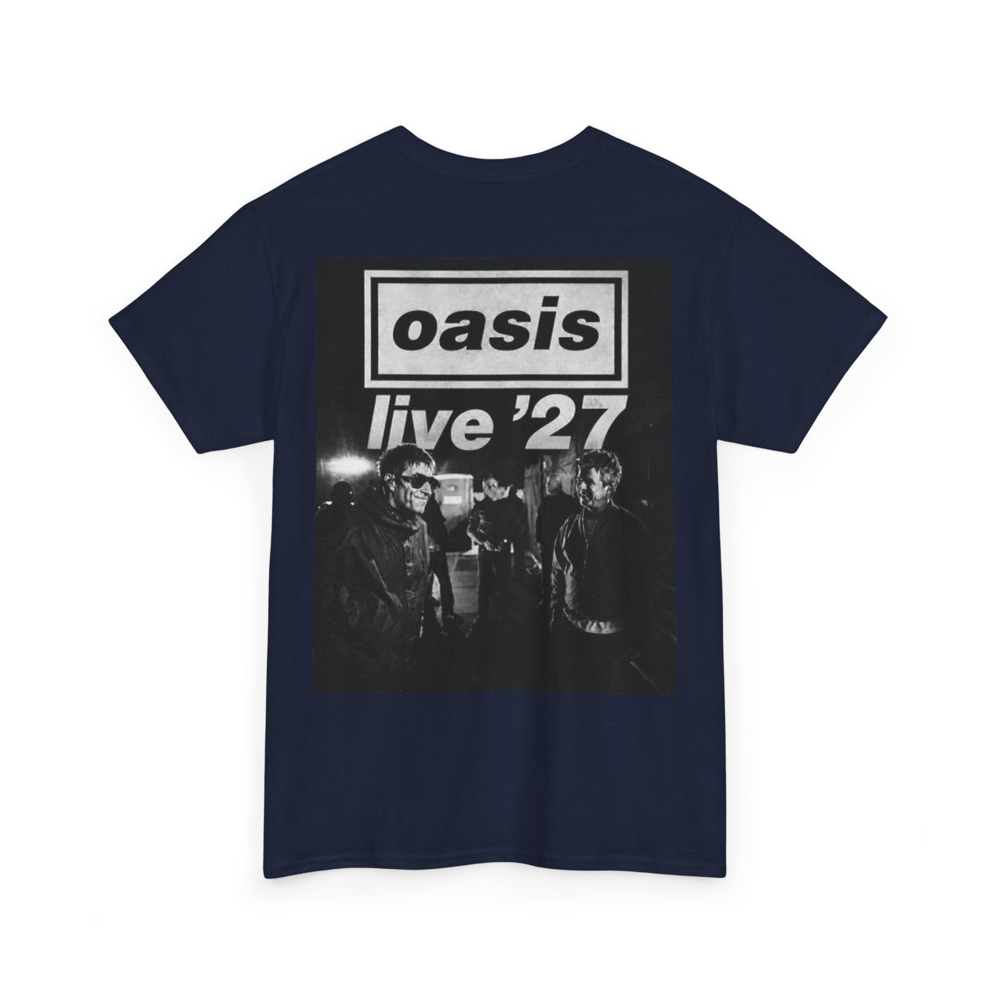 Oasis 'Live '27' Band Tee — Vintage Rock Concert T-Shirt