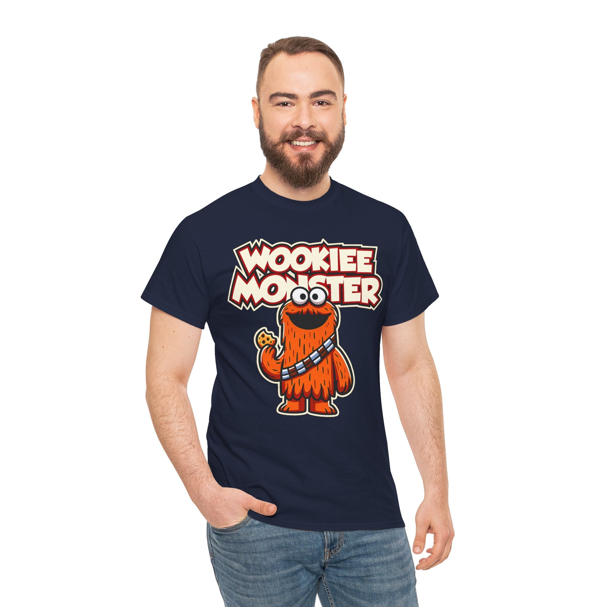 Wookiee Monster Tee - Funny Retro Sci‑Fi Cartoon Shirt