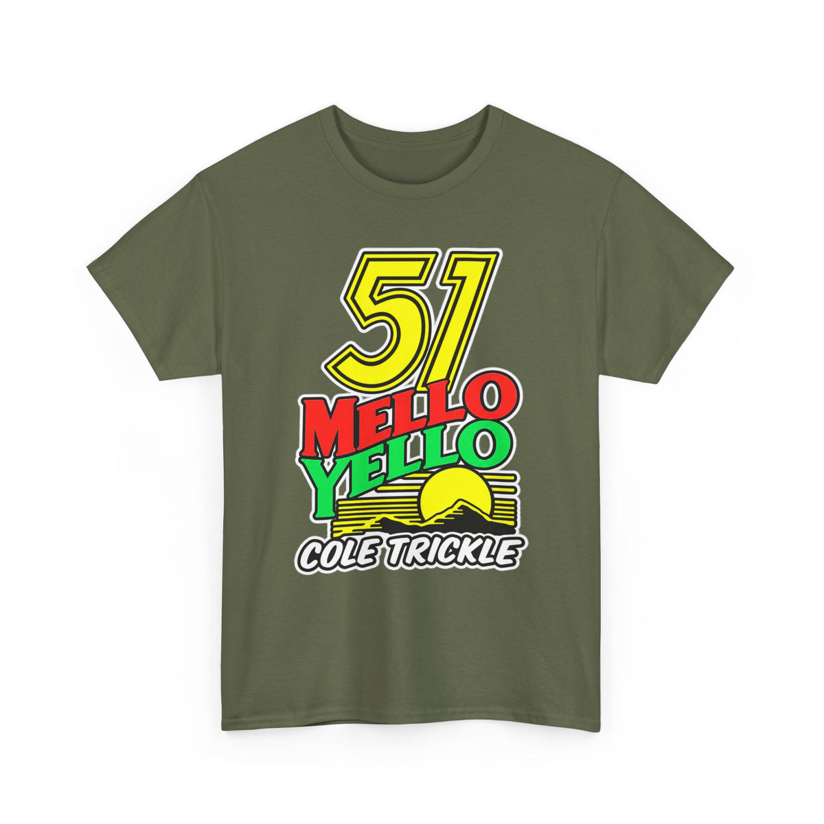 Days of Thunder Mello Yello '51' Graphic Tee — Cole Trickle Racing Shirt