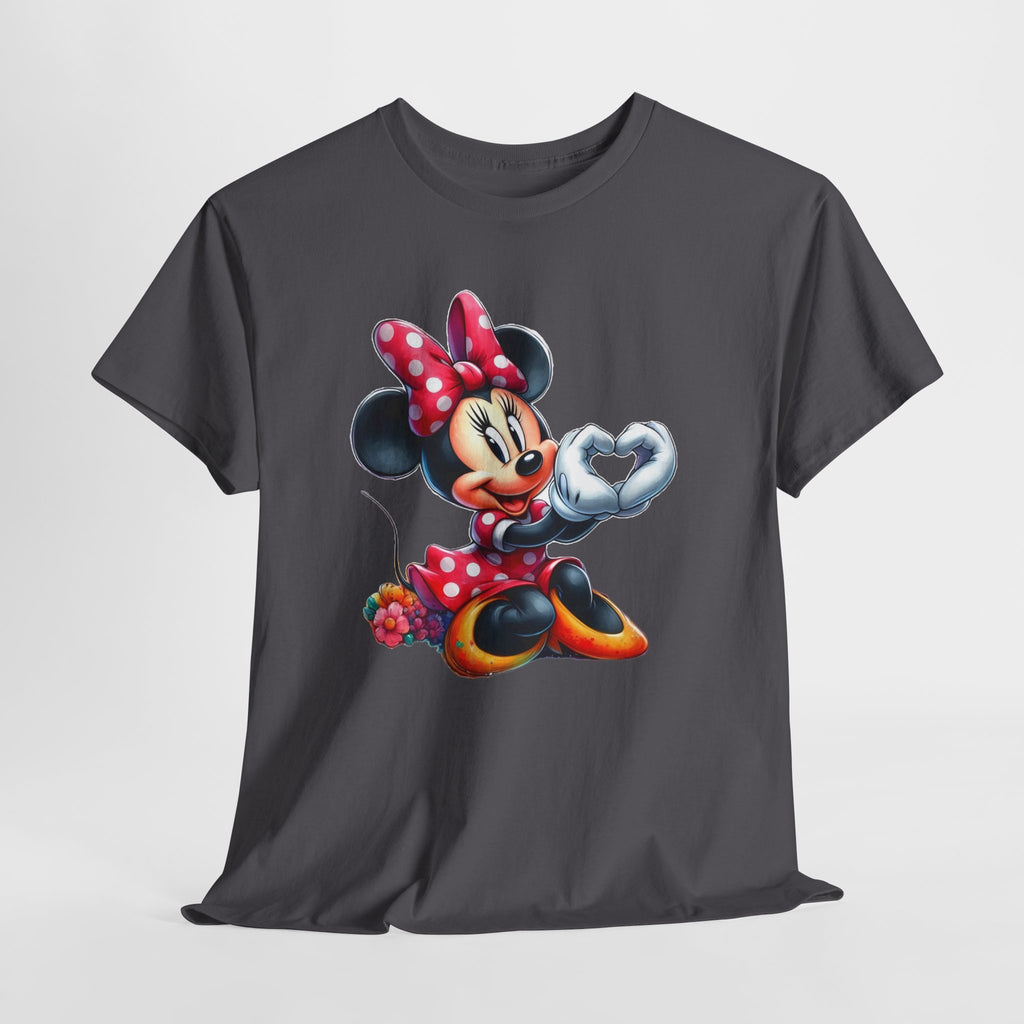 Minnie Mouse Character Heart Graphic Tee