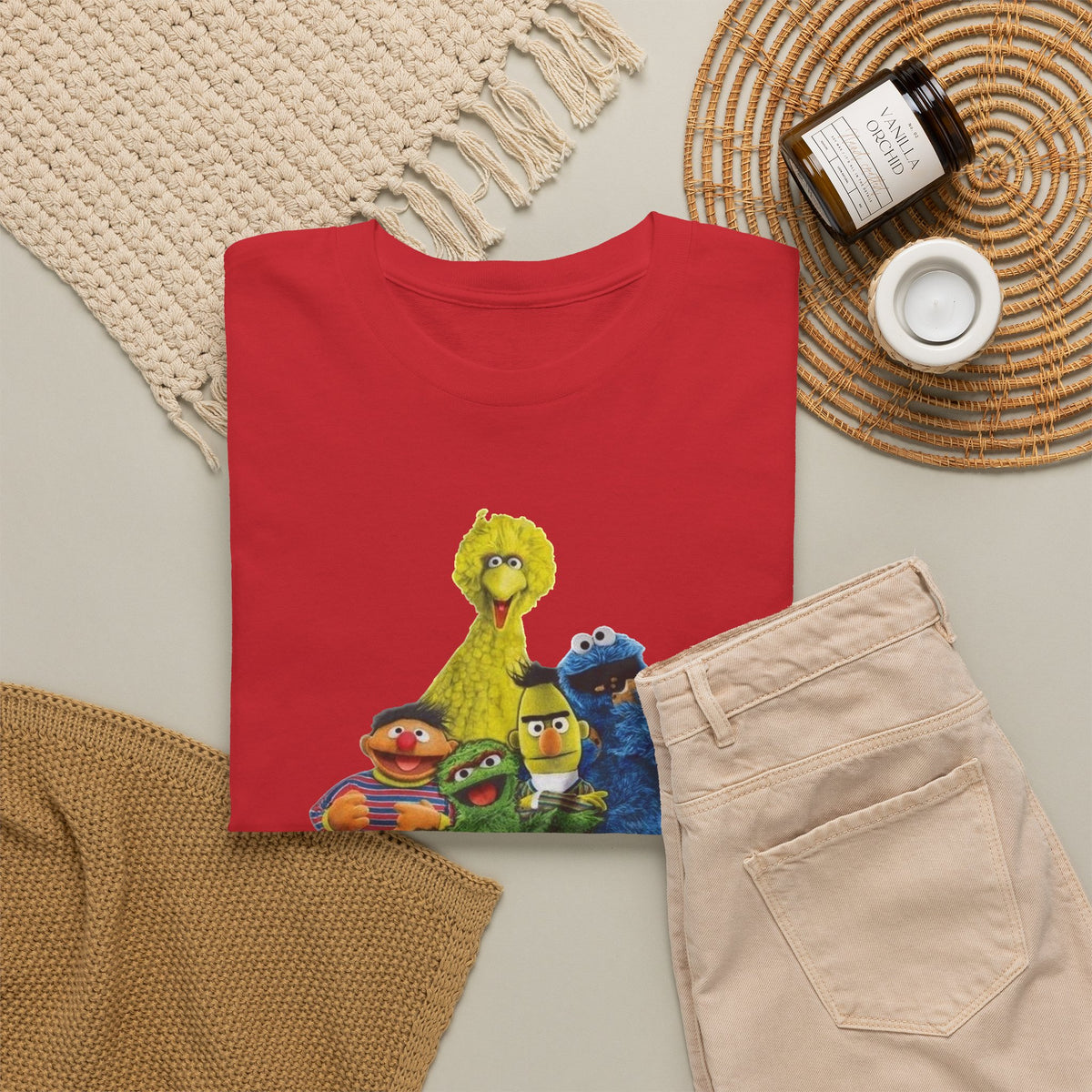 T-Shirt — "Straight Outta the Streets" Sesame Friends Graphic Tee