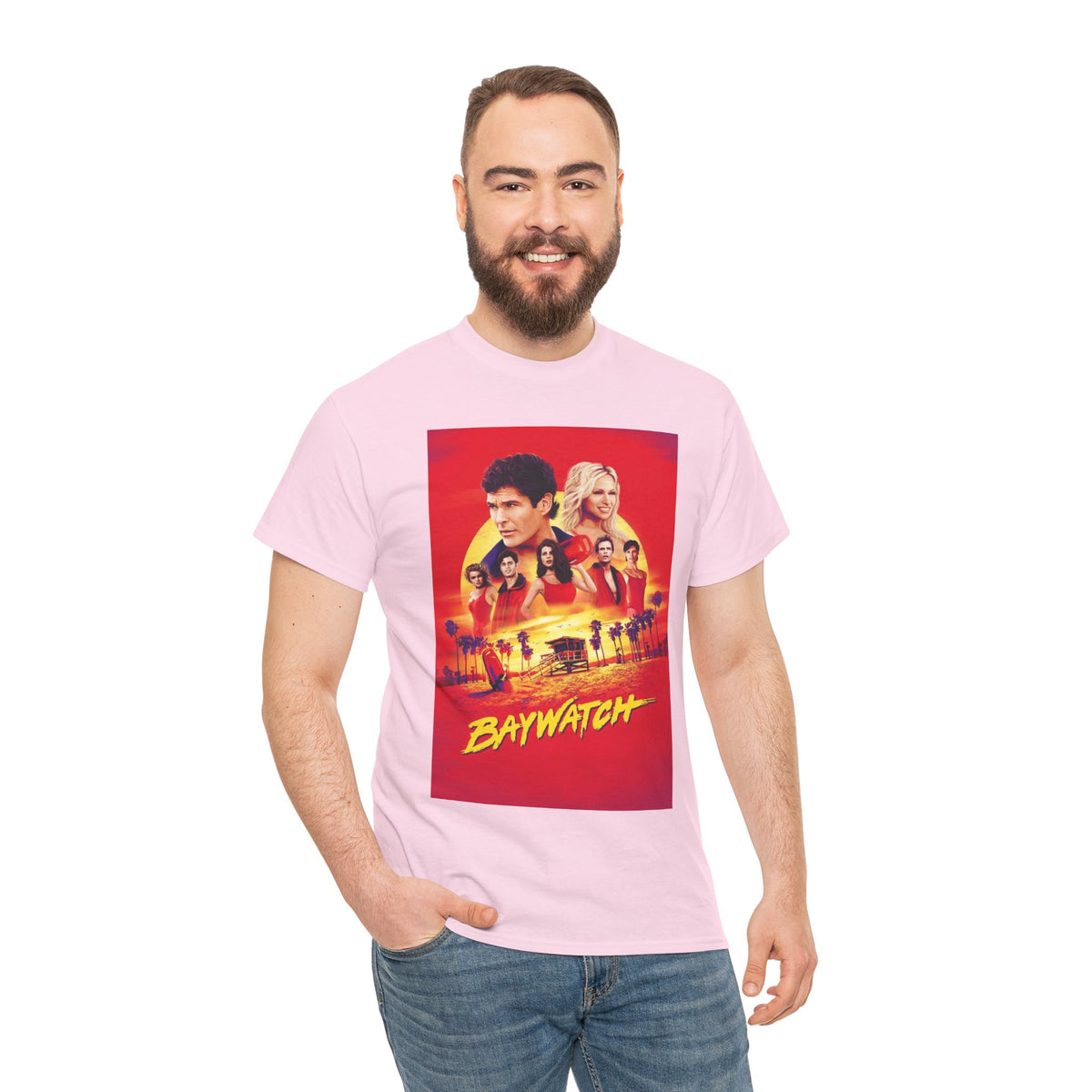 Baywatch Movie Poster Cotton T-Shirt