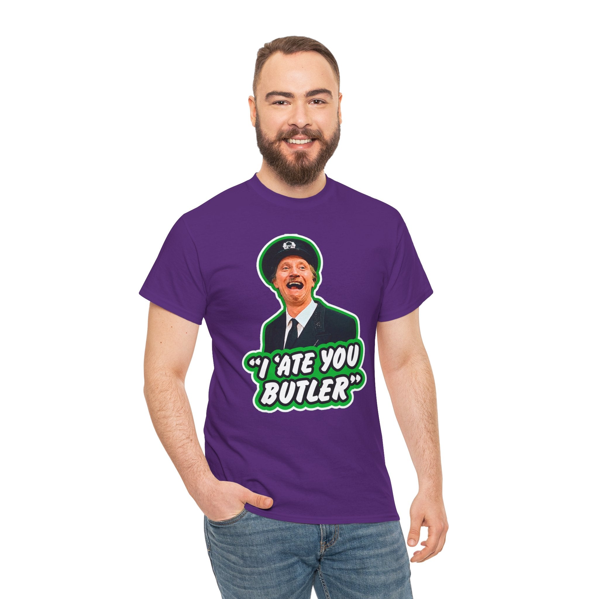 I Ate You Butler T-Shirt — Funny Retro Butler Graphic Tee