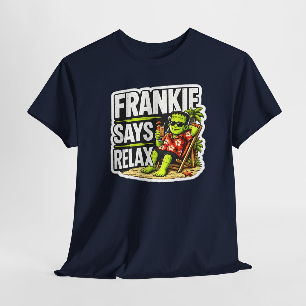 Frankie Says Relax Funny Graphic Cotton T-Shirt
