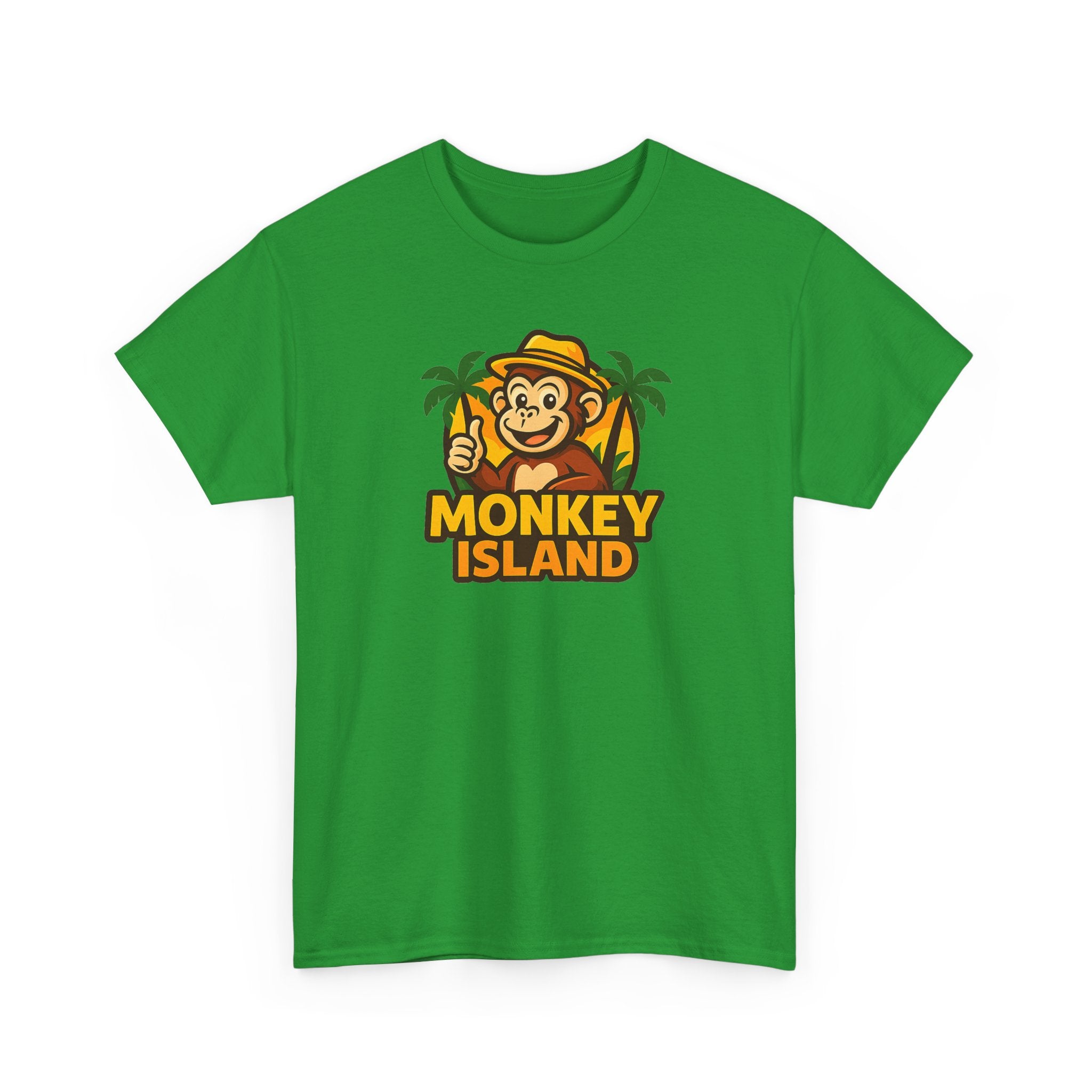 Monkey Island T-Shirt — Cute Tropical Monkey Logo Tee