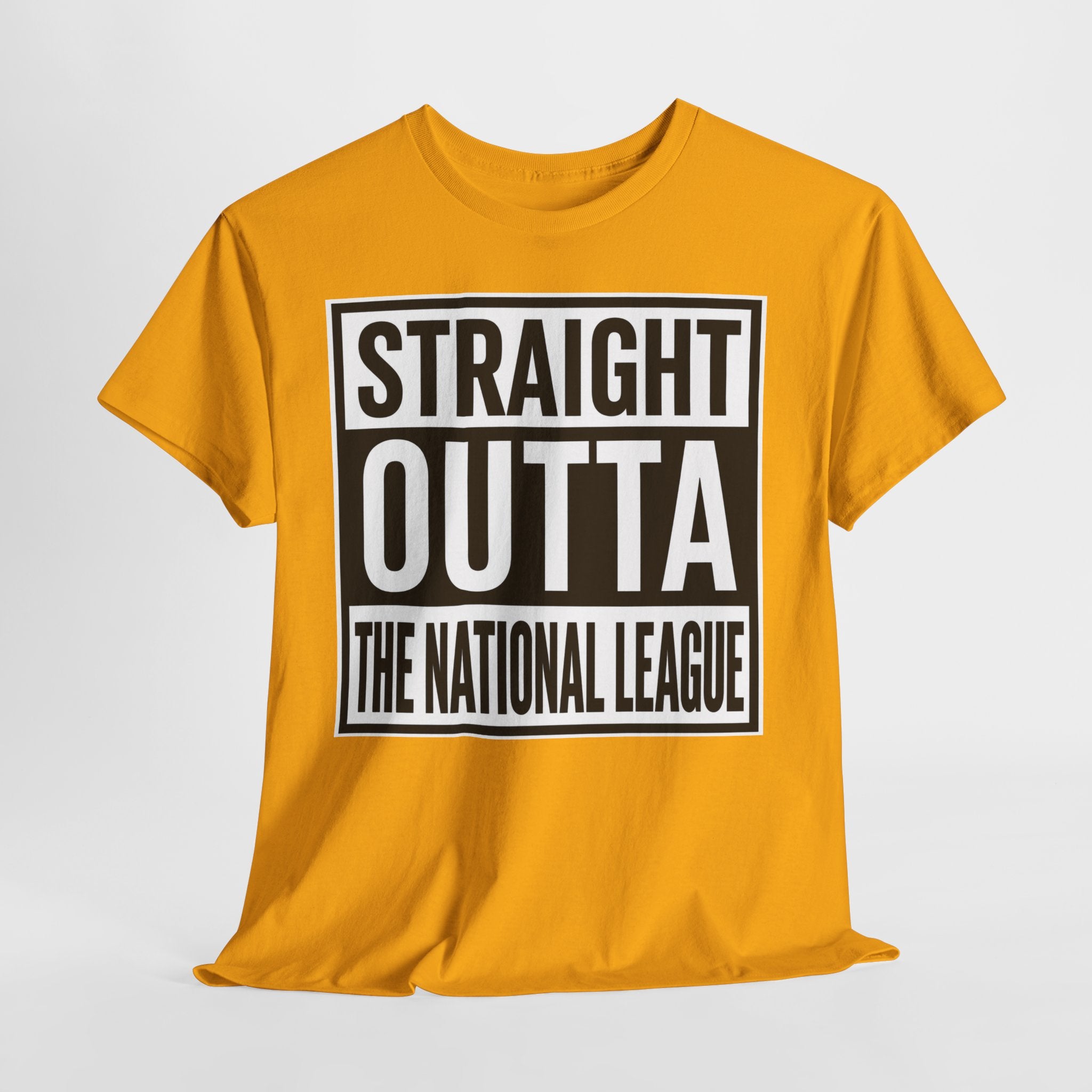 Straight Outta The National League T-Shirt – Football Fan Graphic Tee