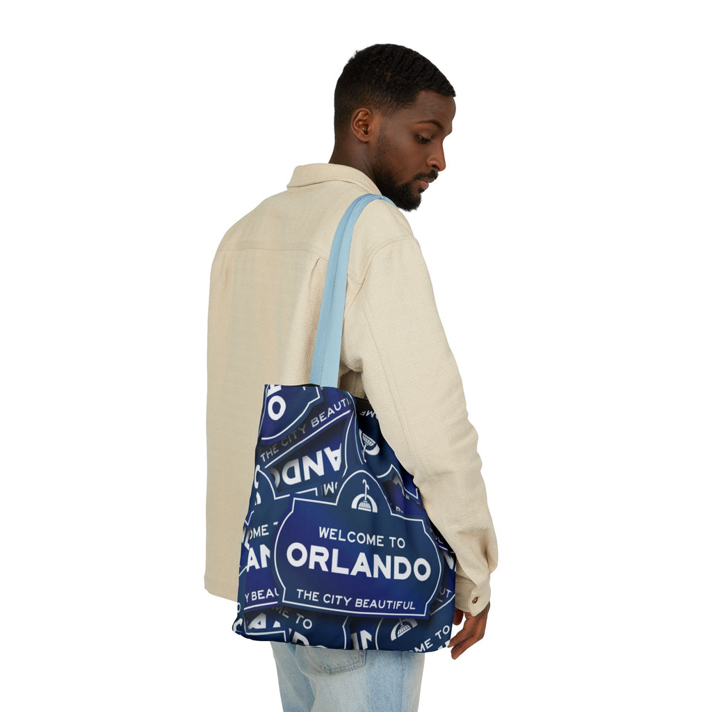 Orlando Welcome Sign Canvas Tote