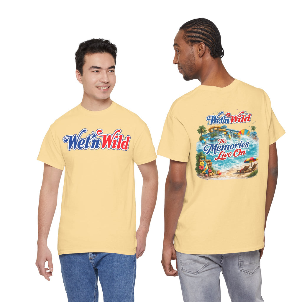 Wet 'n Wild Orlando Graphic Tee — "The Memories Live On" Retro Vacation T‑Shirt