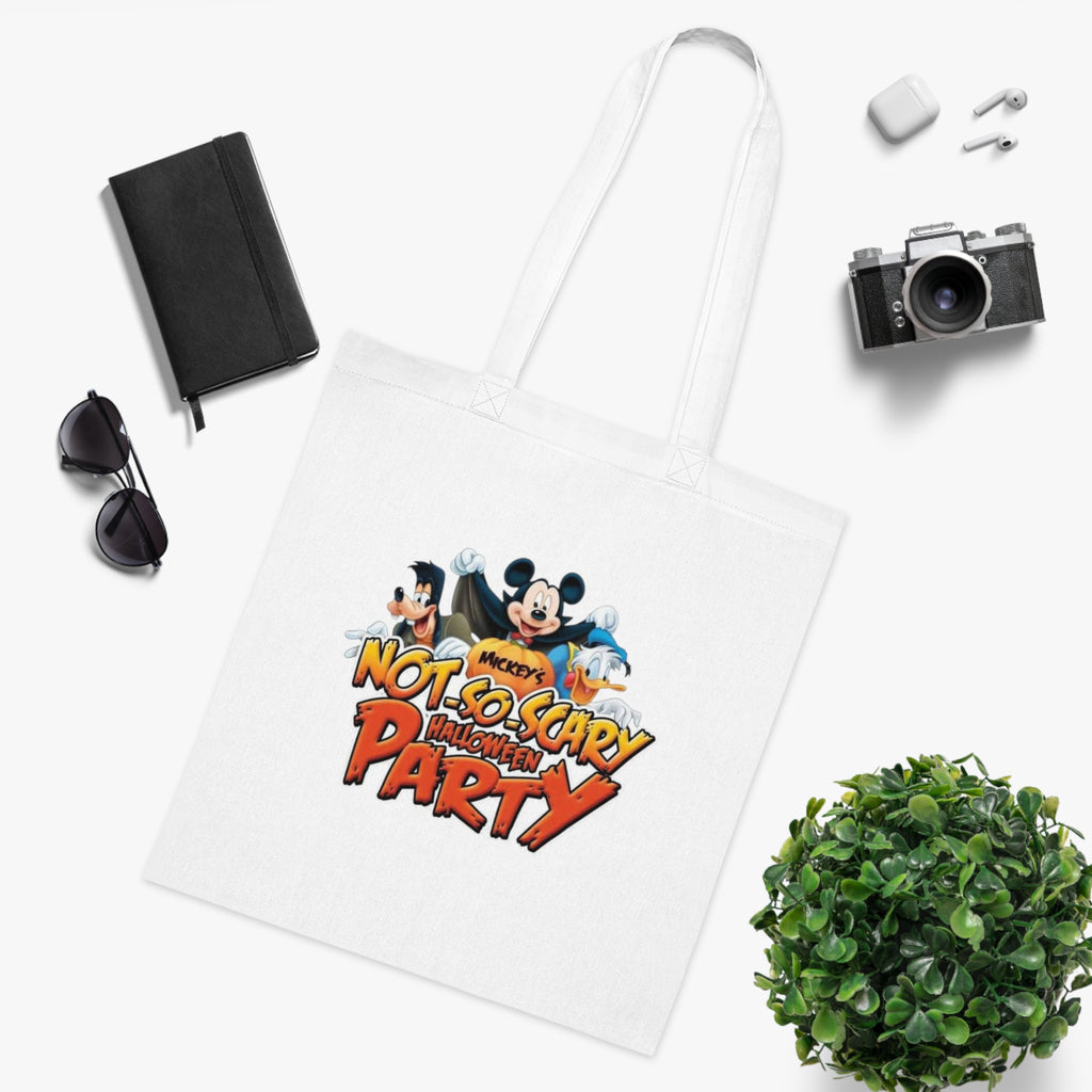 Mickey "Not So Scary Halloween Party" Cotton Tote — Disney Trick-or-Treat Bag