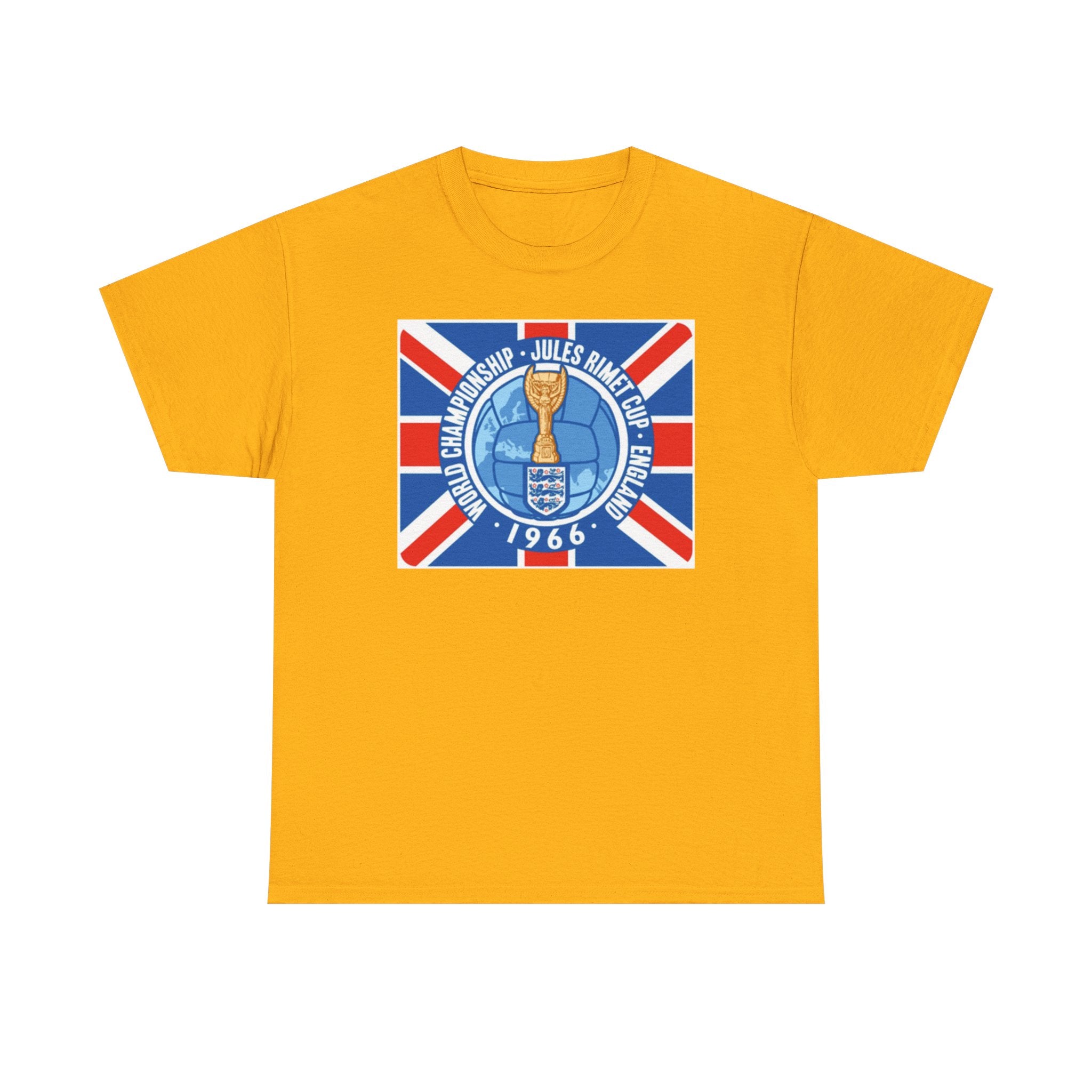1966 World Cup Jules Rimet Trophy Tee — Vintage England Football Shirt