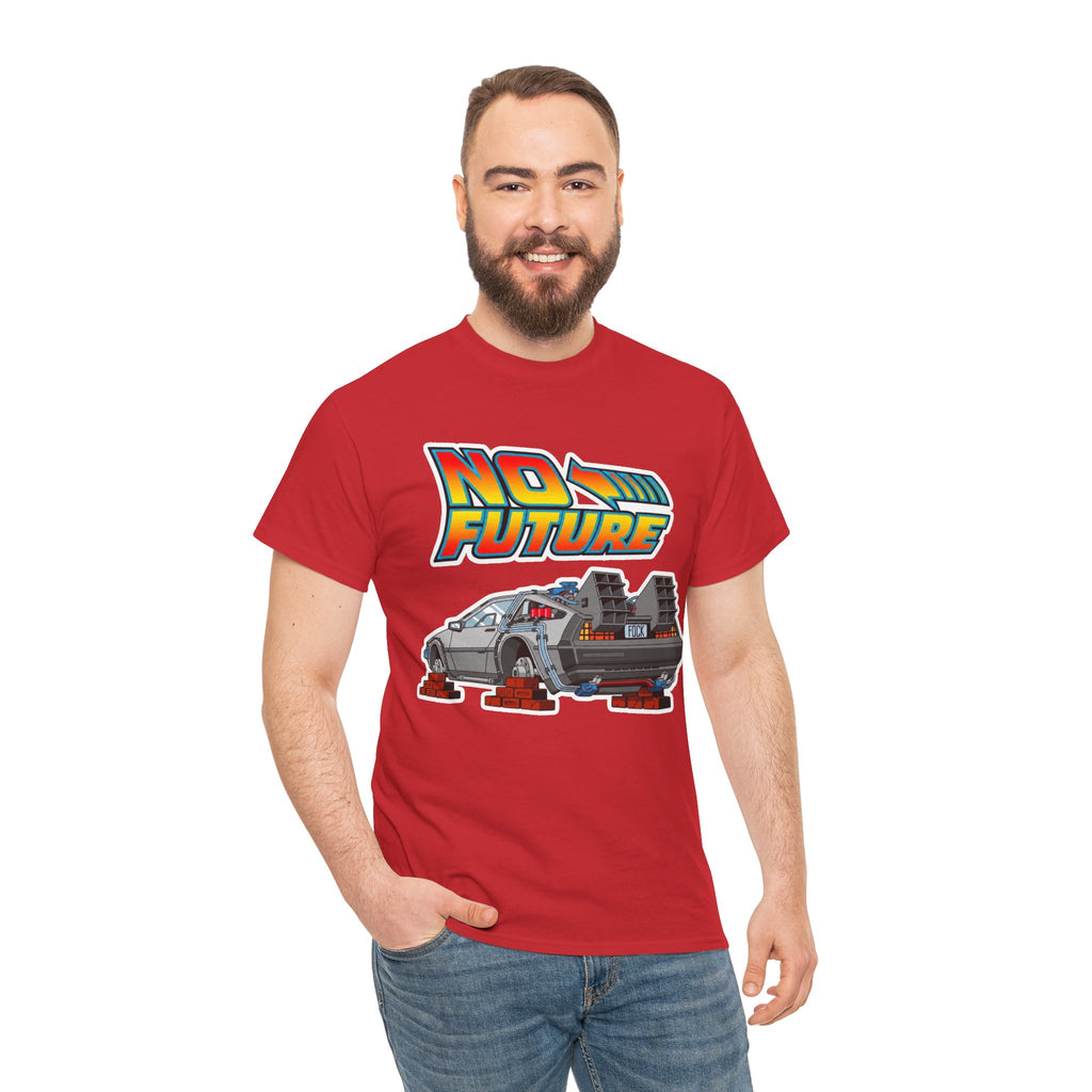 No Future DeLorean Cotton T-Shirt