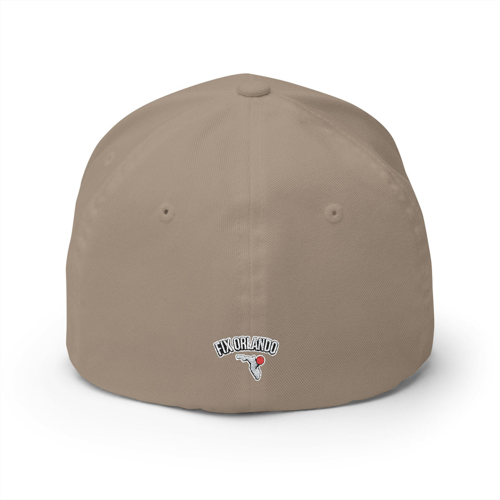 Fix Orlando Embroidered Cap — Vintage Palm & Golf Ball Hat