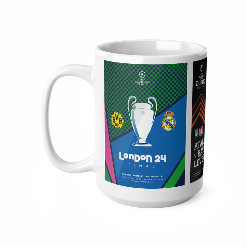 2024 UEFA Finals Programme Covers Inspired Ceramic Coffee Mug (11oz & 15oz)