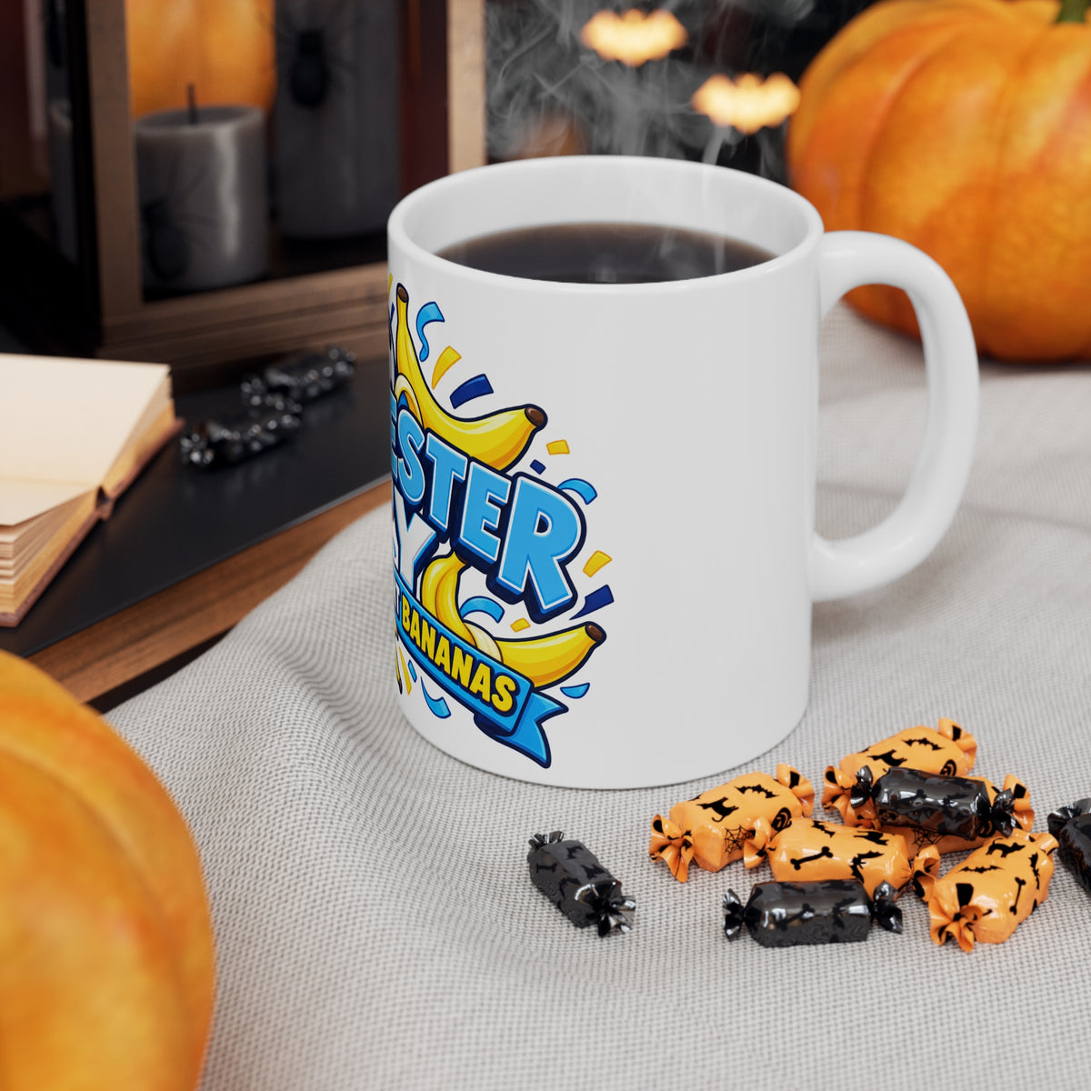 Manchester City Coffee Mug — “The Club That Went Bananas” 11oz/15oz Ceramic