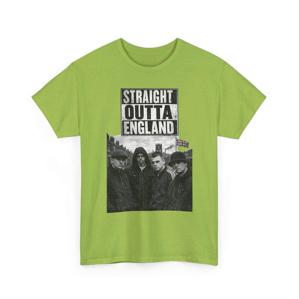 Straight Outta England T-Shirt — Retro Band Photo Tee