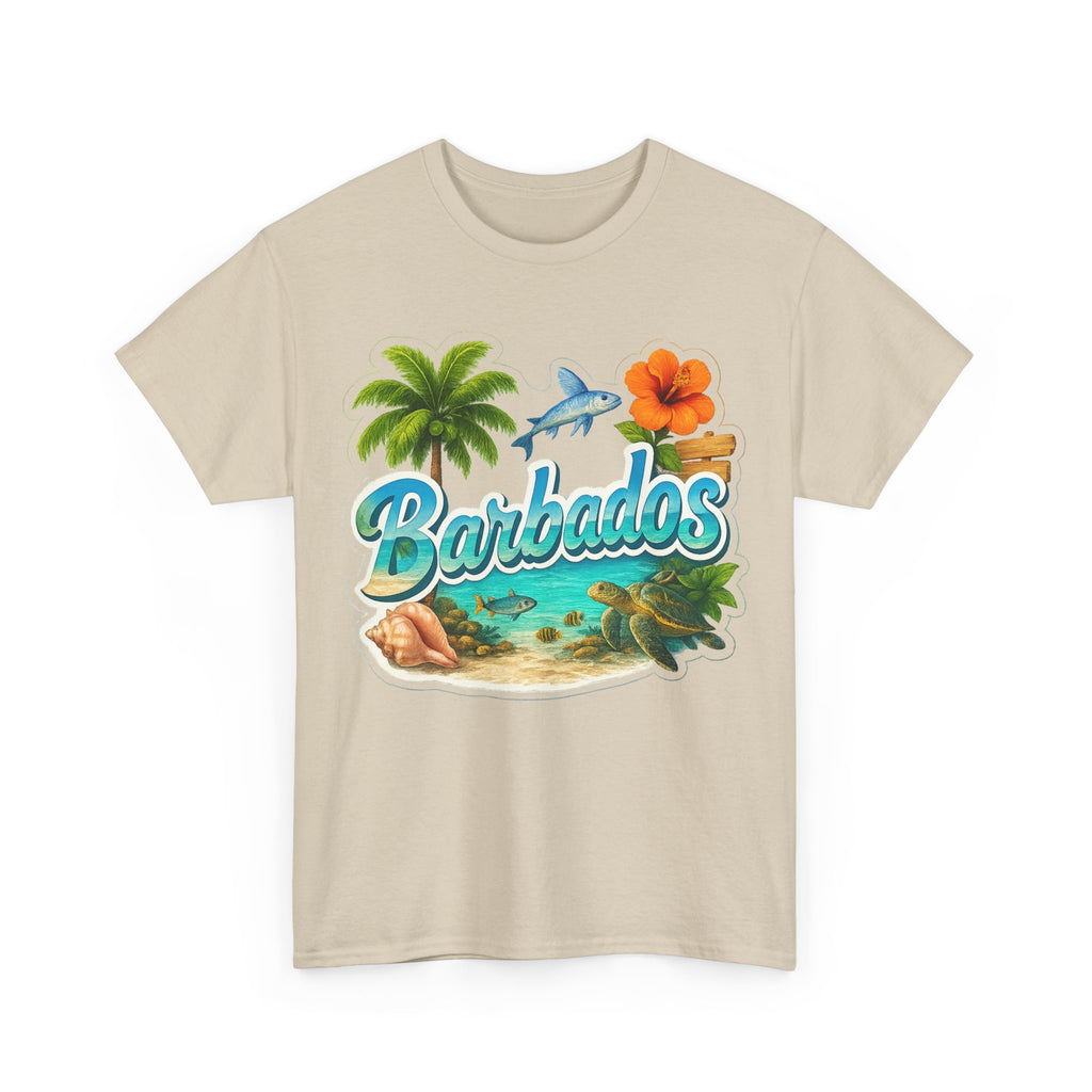 Barbados Beach Graphic Tee — Tropical Island Vacation T‑Shirt