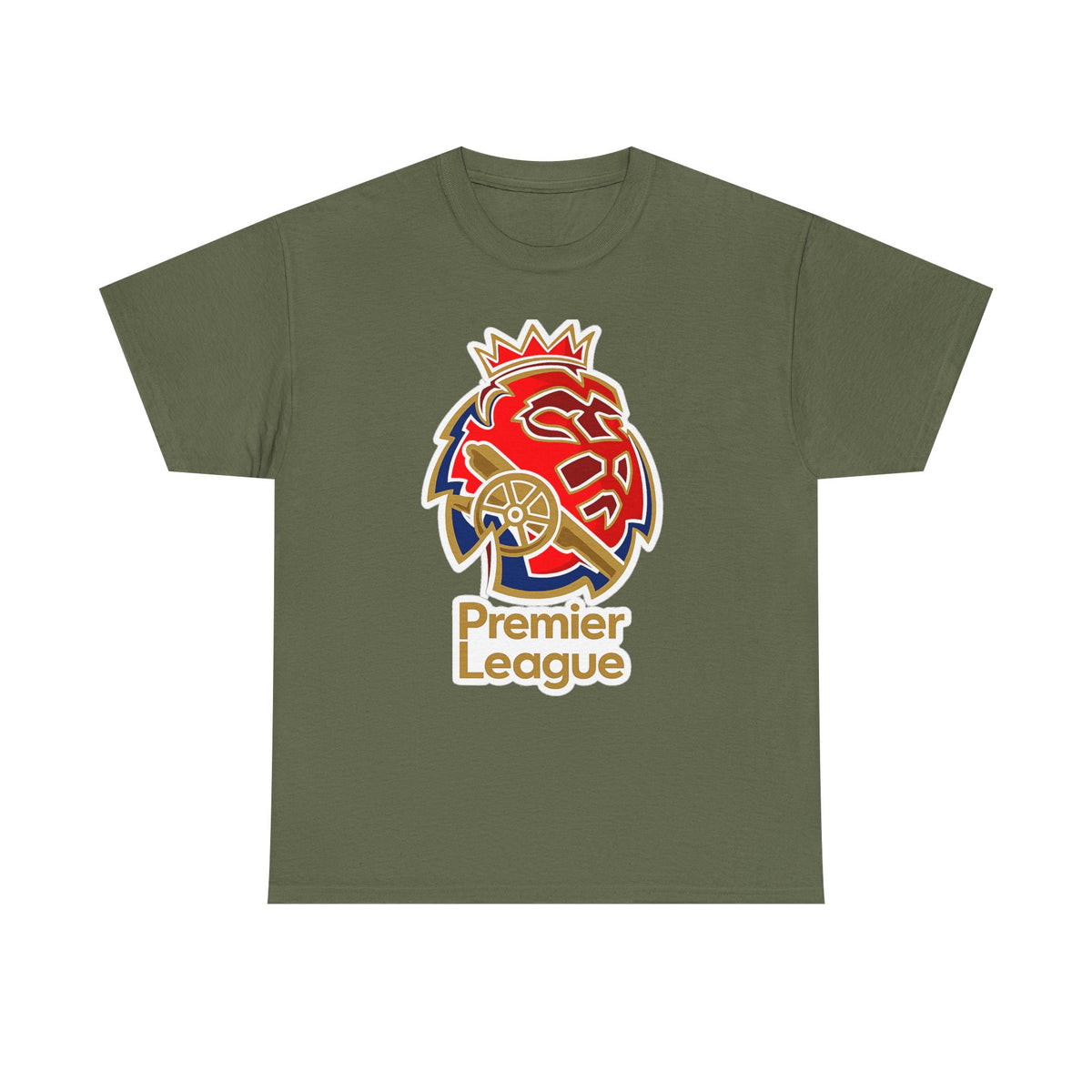 Arsenal Premier League Lion Logo T-Shirt — Soccer Fan Tee