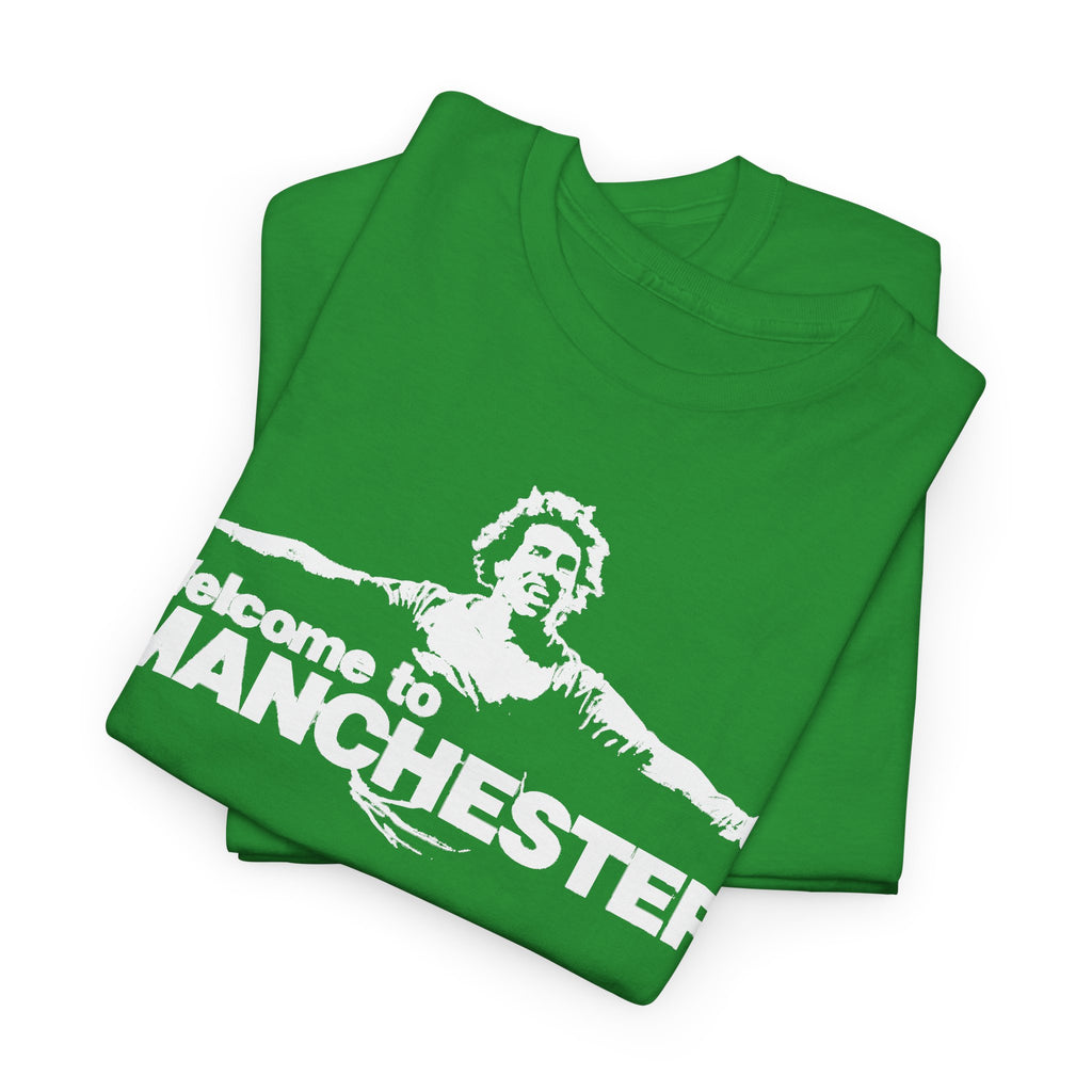 Welcome to Manchester Tee — Retro Carlos Tevez Manchester City Graphic Cotton T-Shirt