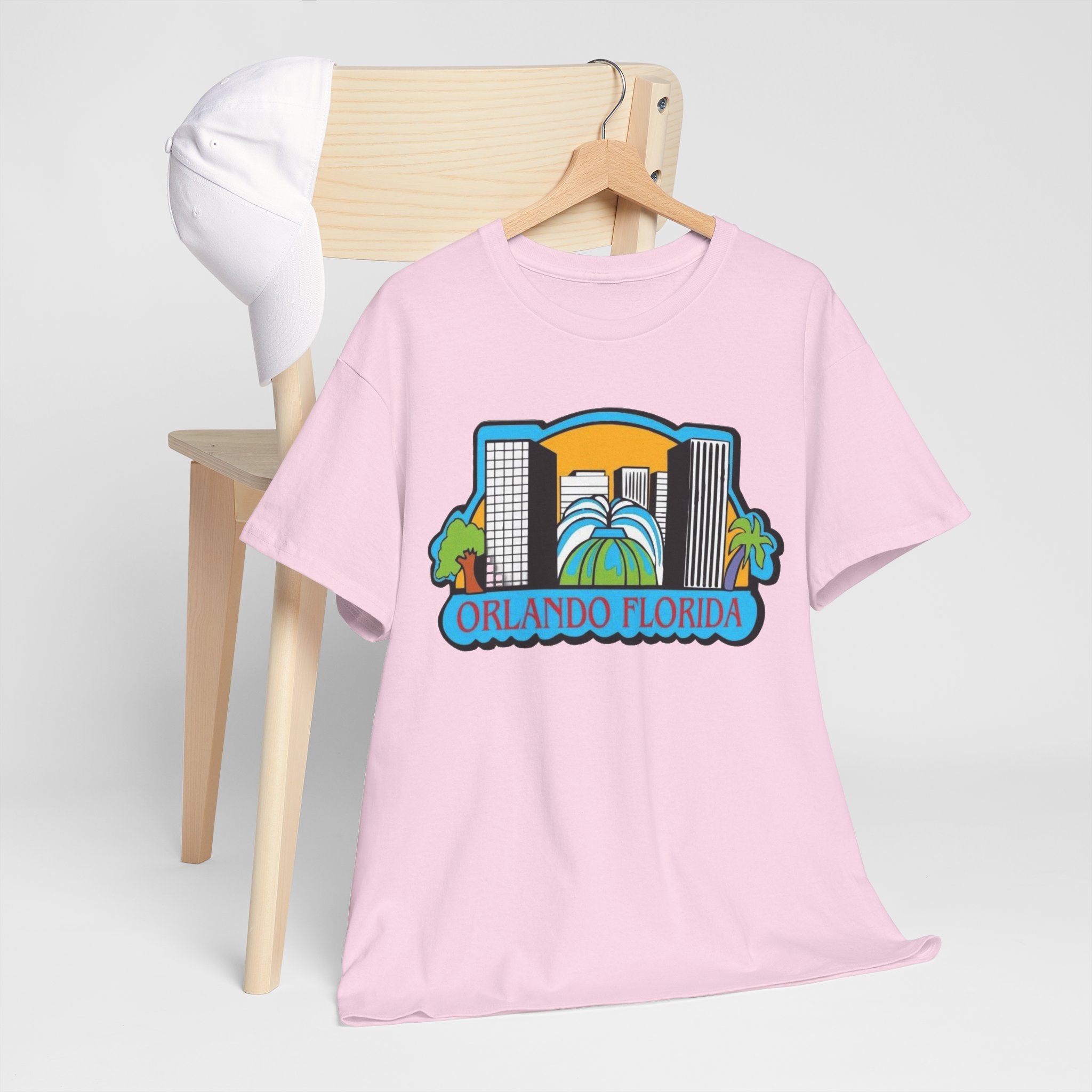 Orlando Florida Retro Skyline T-Shirt