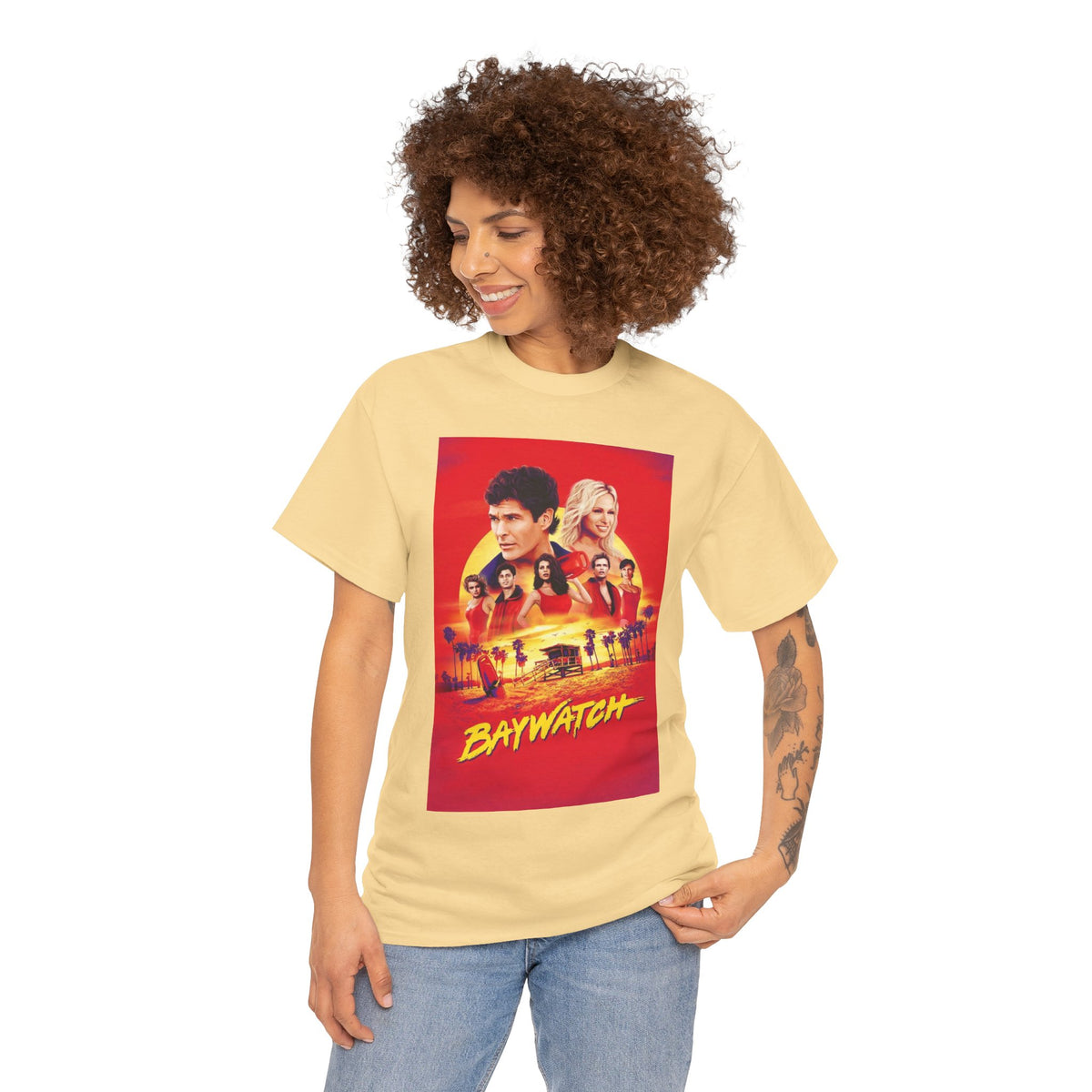 Baywatch Movie Poster Cotton T-Shirt