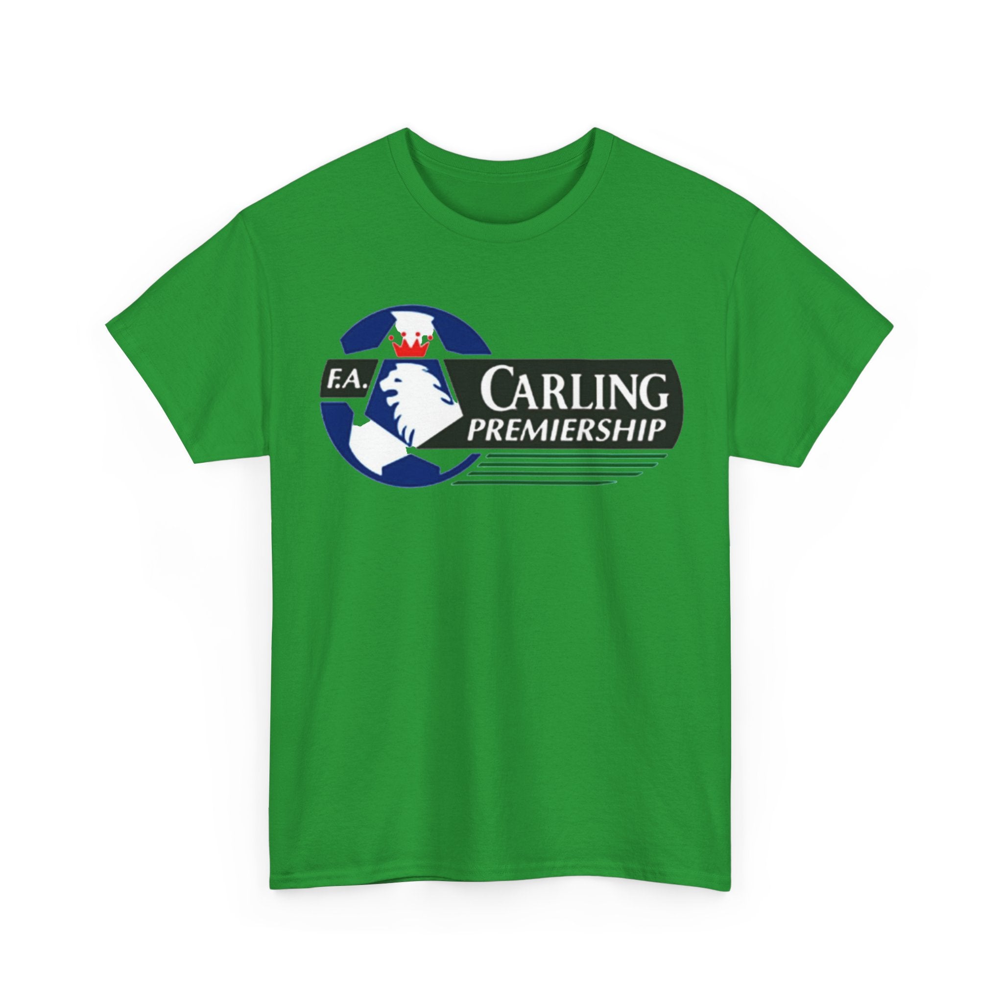Carling Premiership Soccer Logo Tee — Vintage Football T‑Shirt