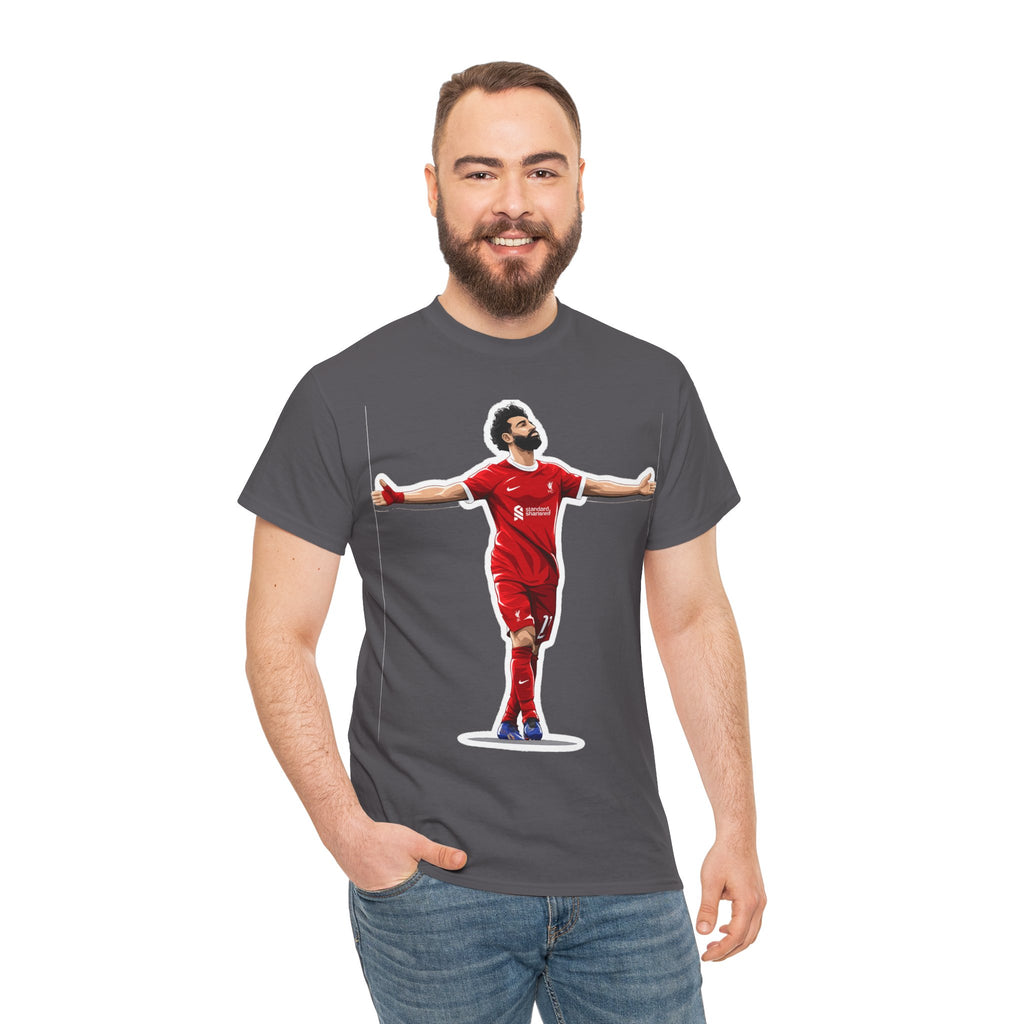 Mo Salah Celebration Tee — Liverpool Graphic T-Shirt