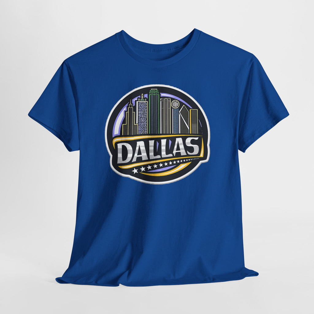 Dallas Skyline Tee — Vintage City Skyline Graphic T-Shirt