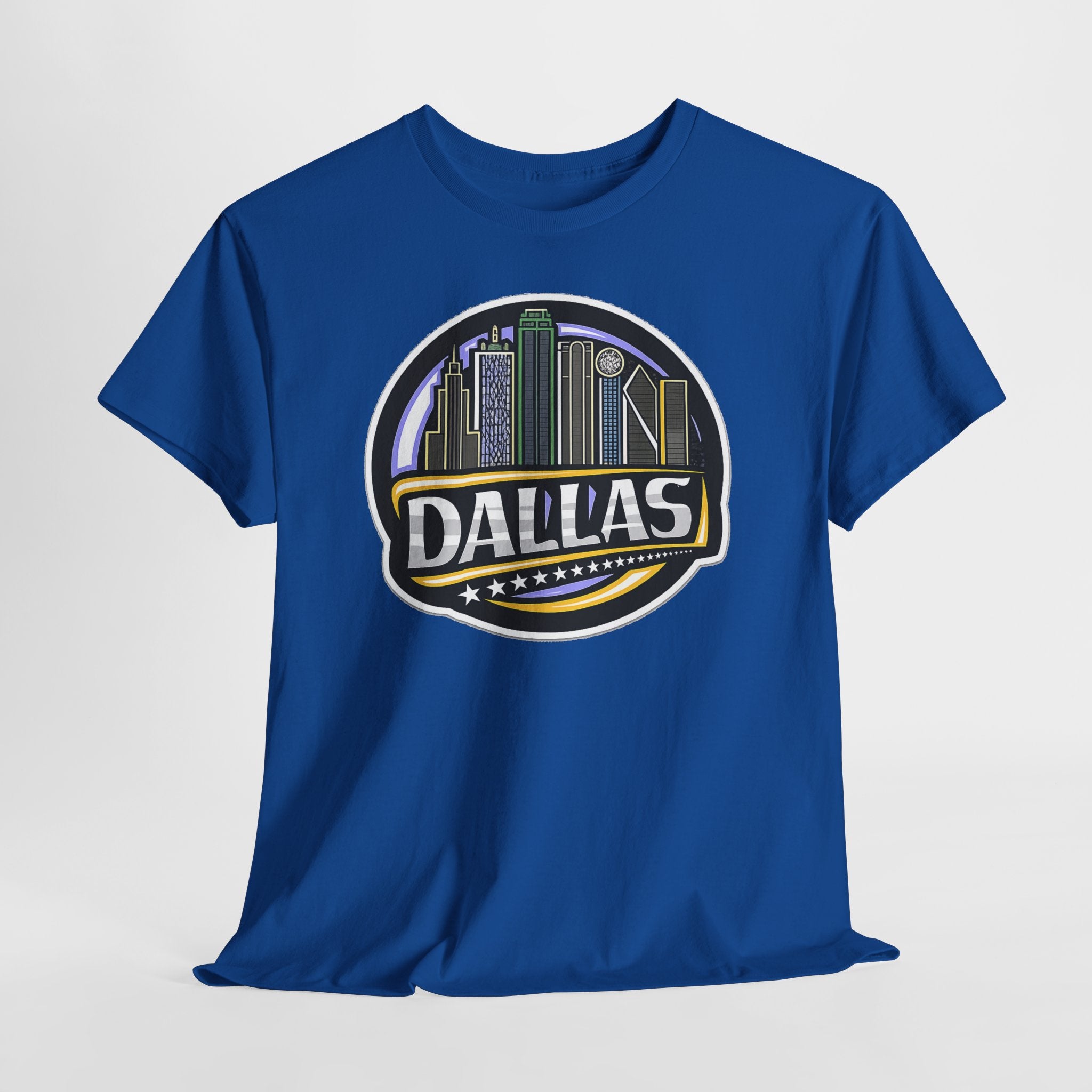 Dallas Skyline Tee — Vintage City Skyline Graphic T-Shirt