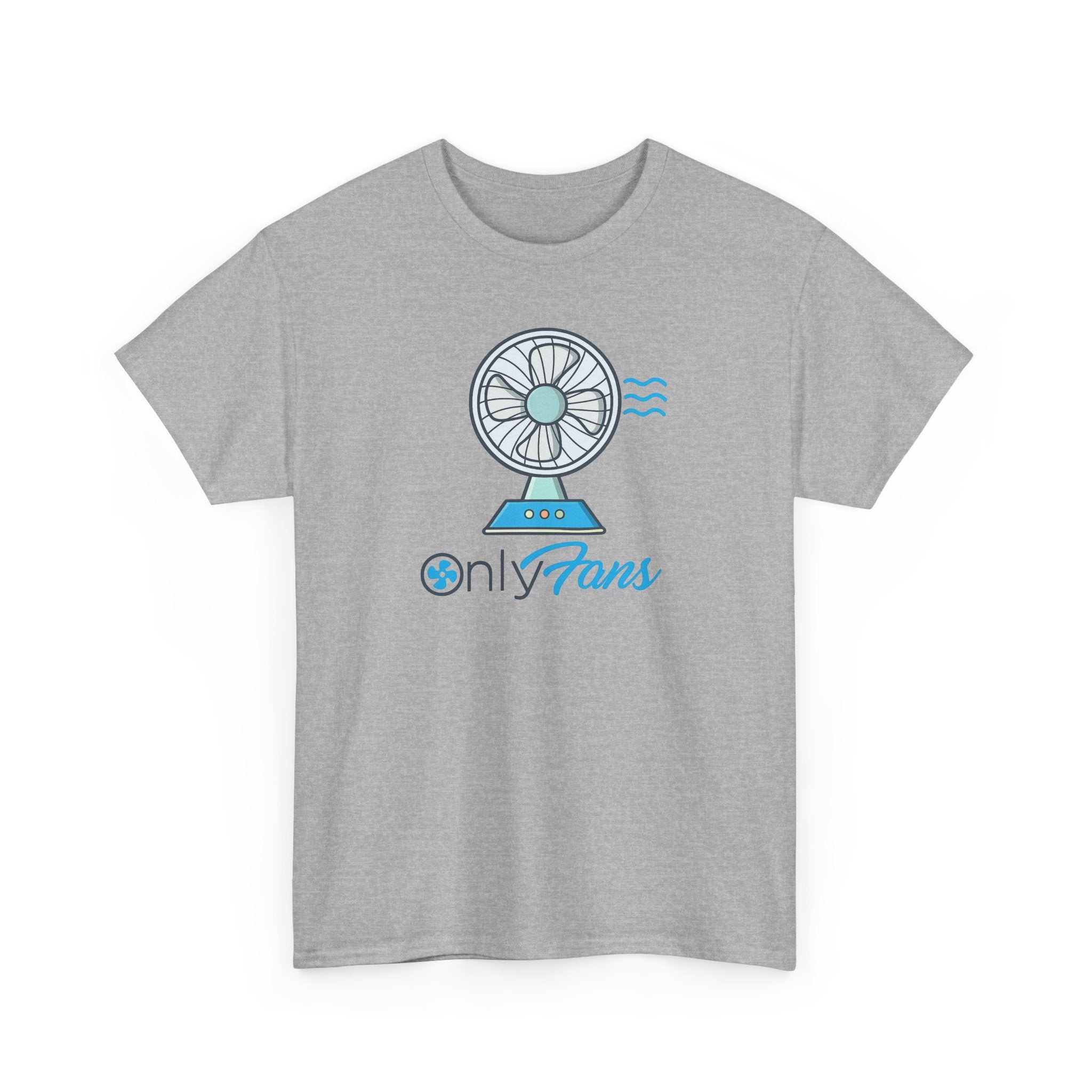 Only Fans Graphic Tee — Cute Fan Illustration Novelty T-Shirt