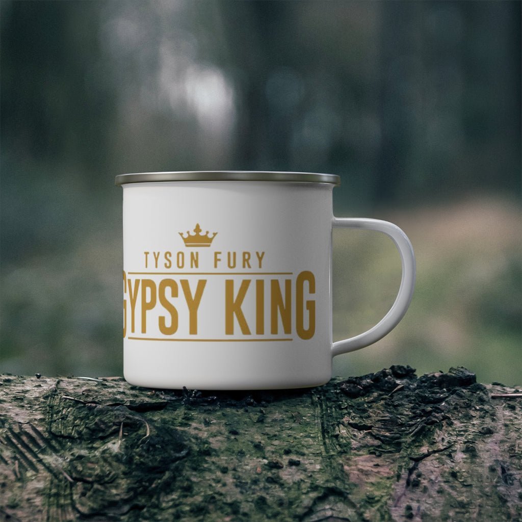 Gypsy King Enamel Camping Mug – Tyson Fury Fan Coffee Cup