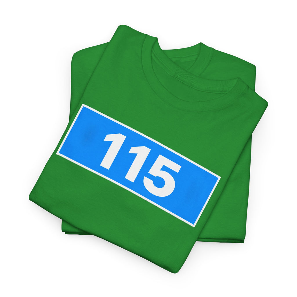 Manchester City 115 Inspired Minimalist Graphic Cotton T-Shirt