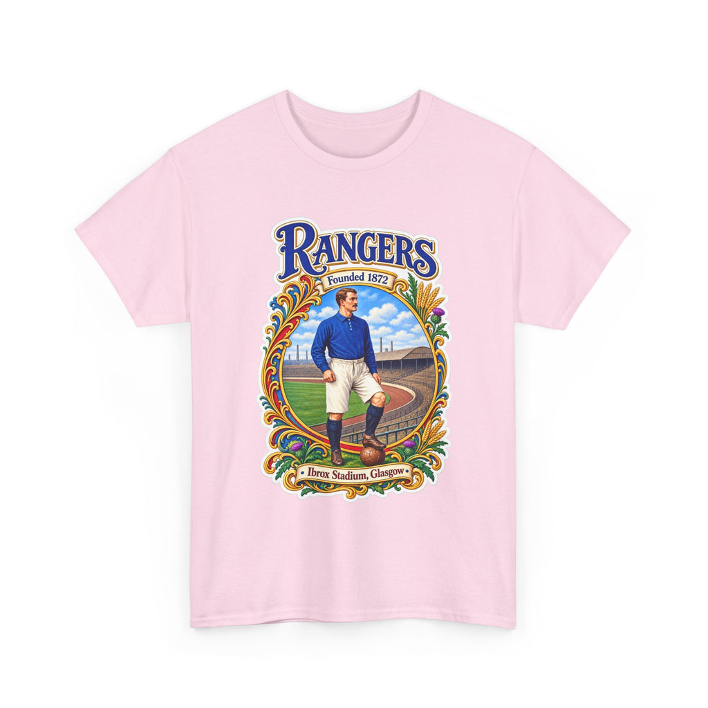 Rangers Retro Player Field Graphic Cotton T-Shirt