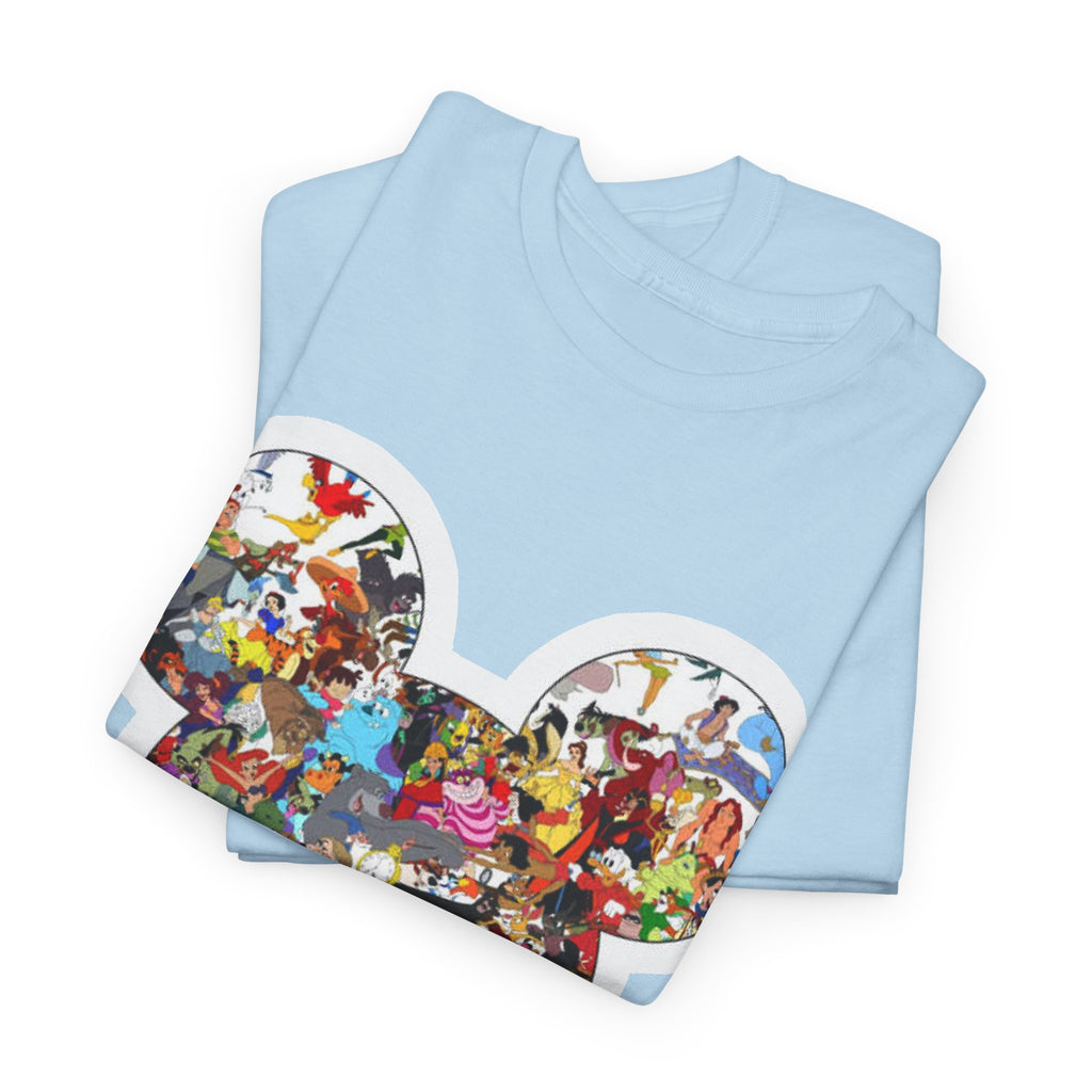 Mickey Collage T-Shirt — Vintage Disney Characters Graphic Tee