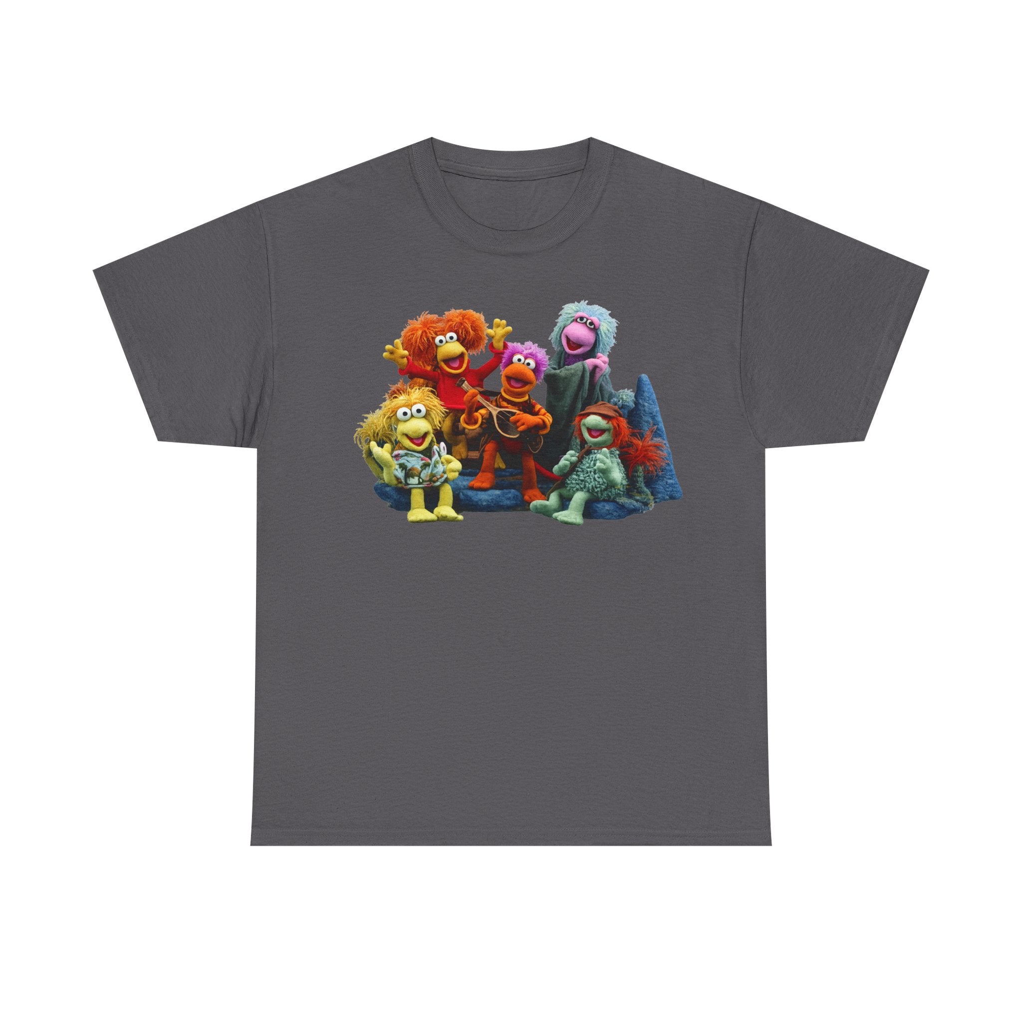 Fraggle Rock Muppet Crew Graphic Tee — Vintage Puppet Group T-Shirt