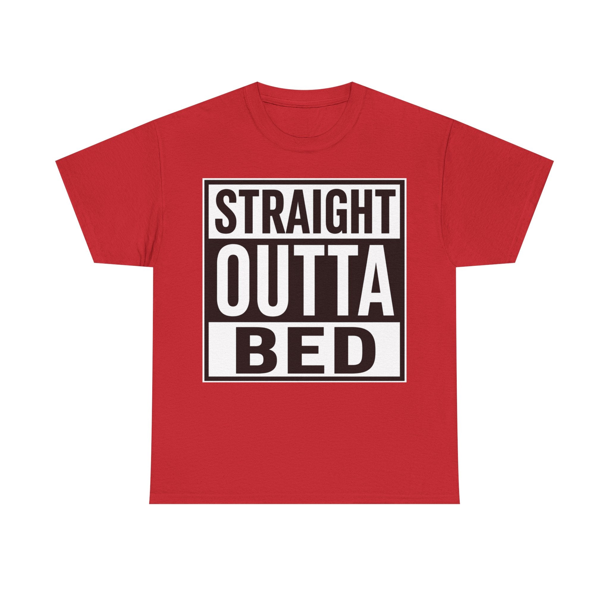 Straight Outta Bed T-Shirt — Funny Morning Graphic Tee