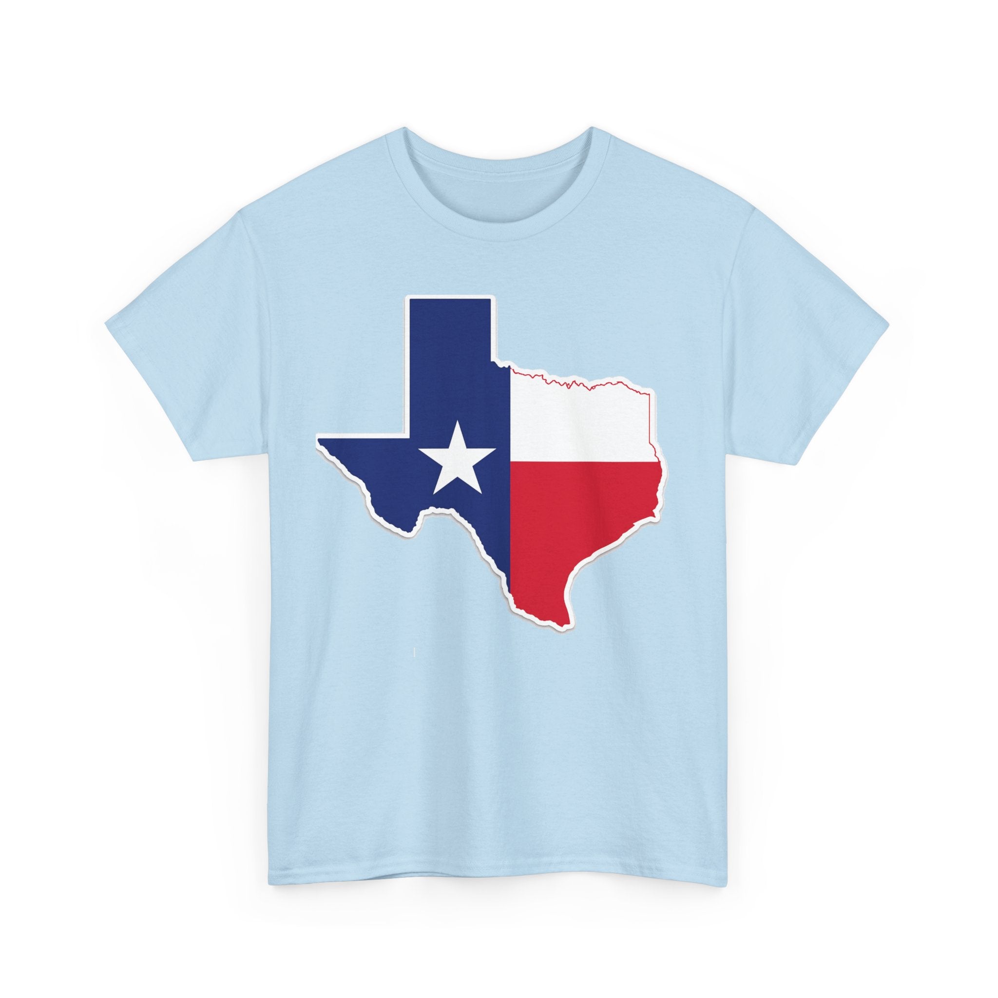 Texas Flag Outline T-Shirt — Lone Star State Pride Tee