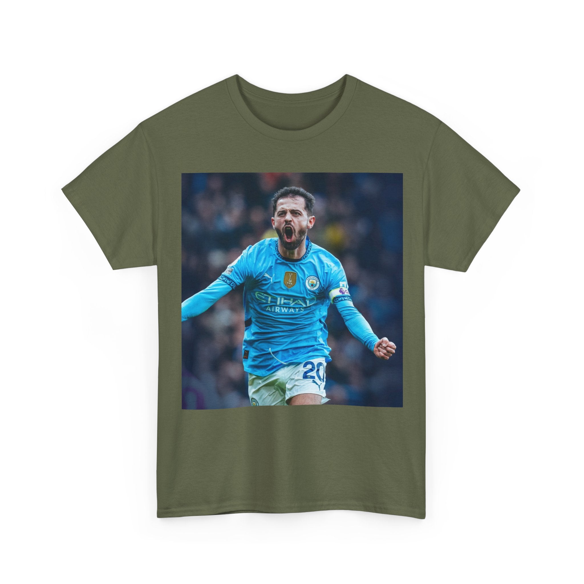 Bernardo Silva Tribute Tee – Inspirational Letter & Celebrating Goal Moment