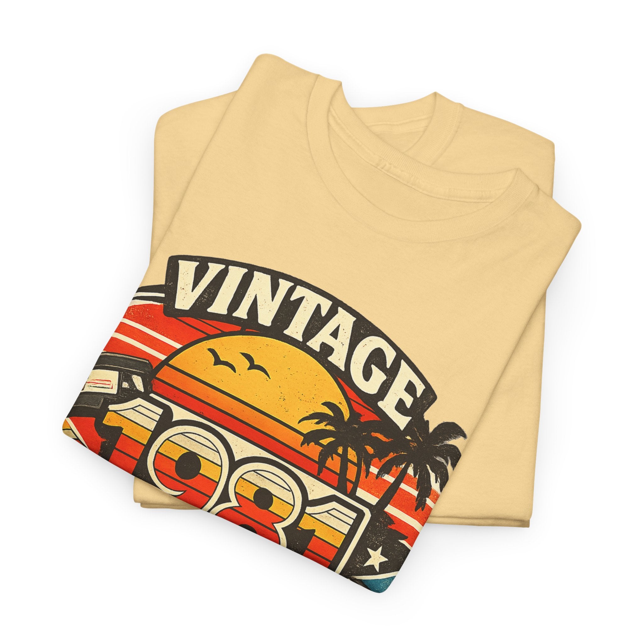 Vintage 1981 Retro Tee — 80s Nostalgia Graphic T-Shirt