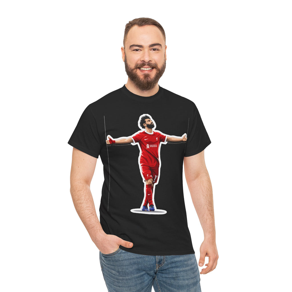 Mo Salah Celebration Tee — Liverpool Graphic T-Shirt