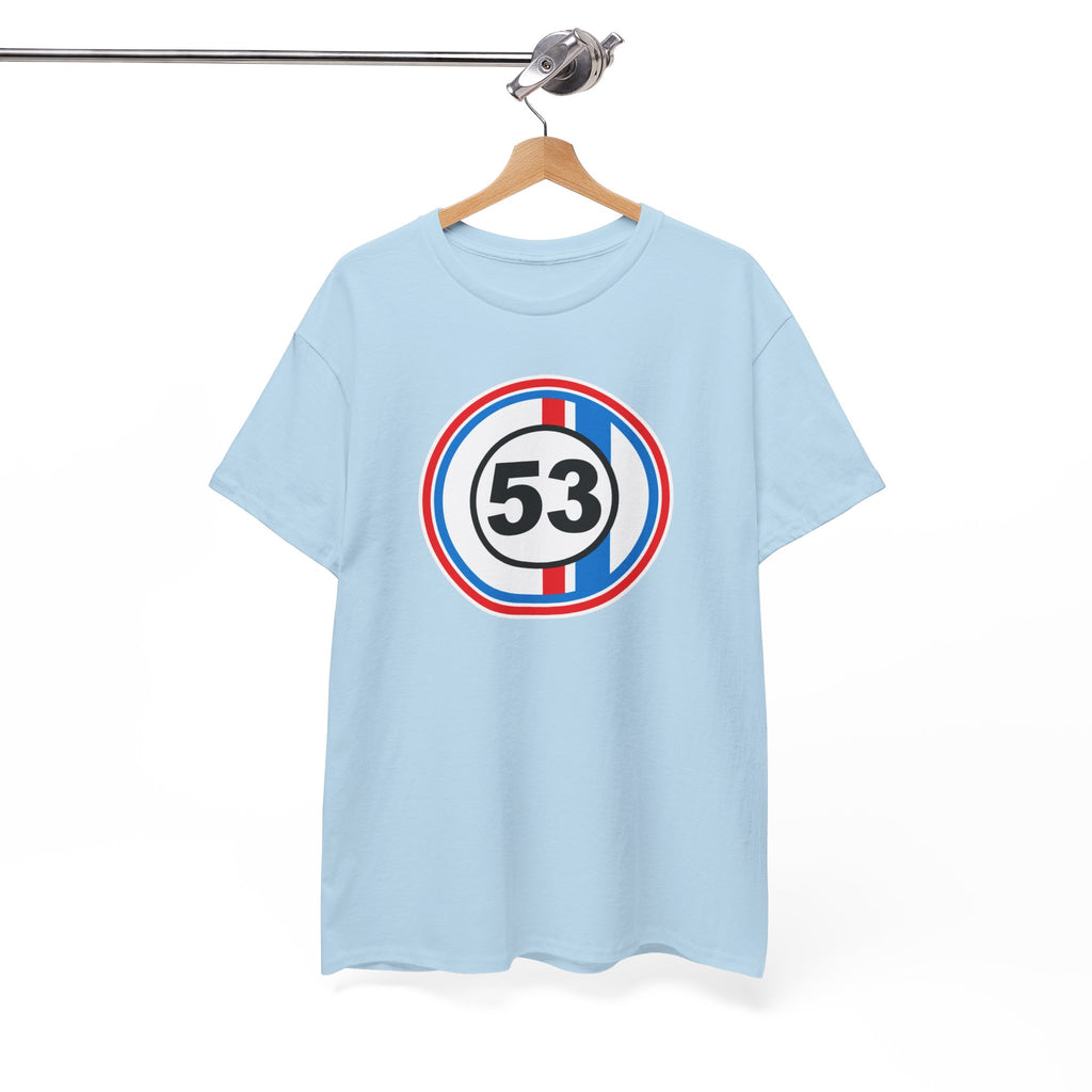 Racing Stripe Number 53 Cotton T-Shirt / Tee