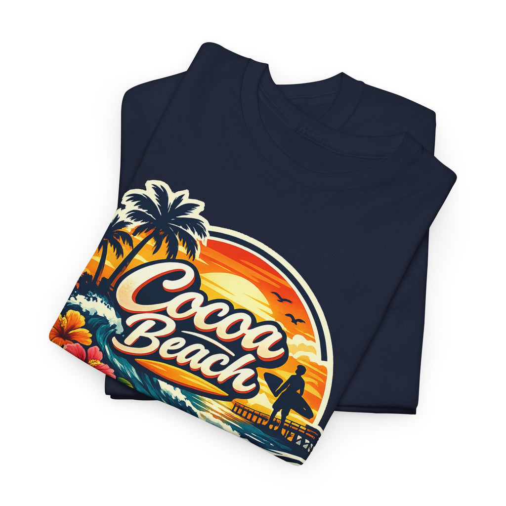 Cocoa Beach Vintage Sunset T-Shirt
