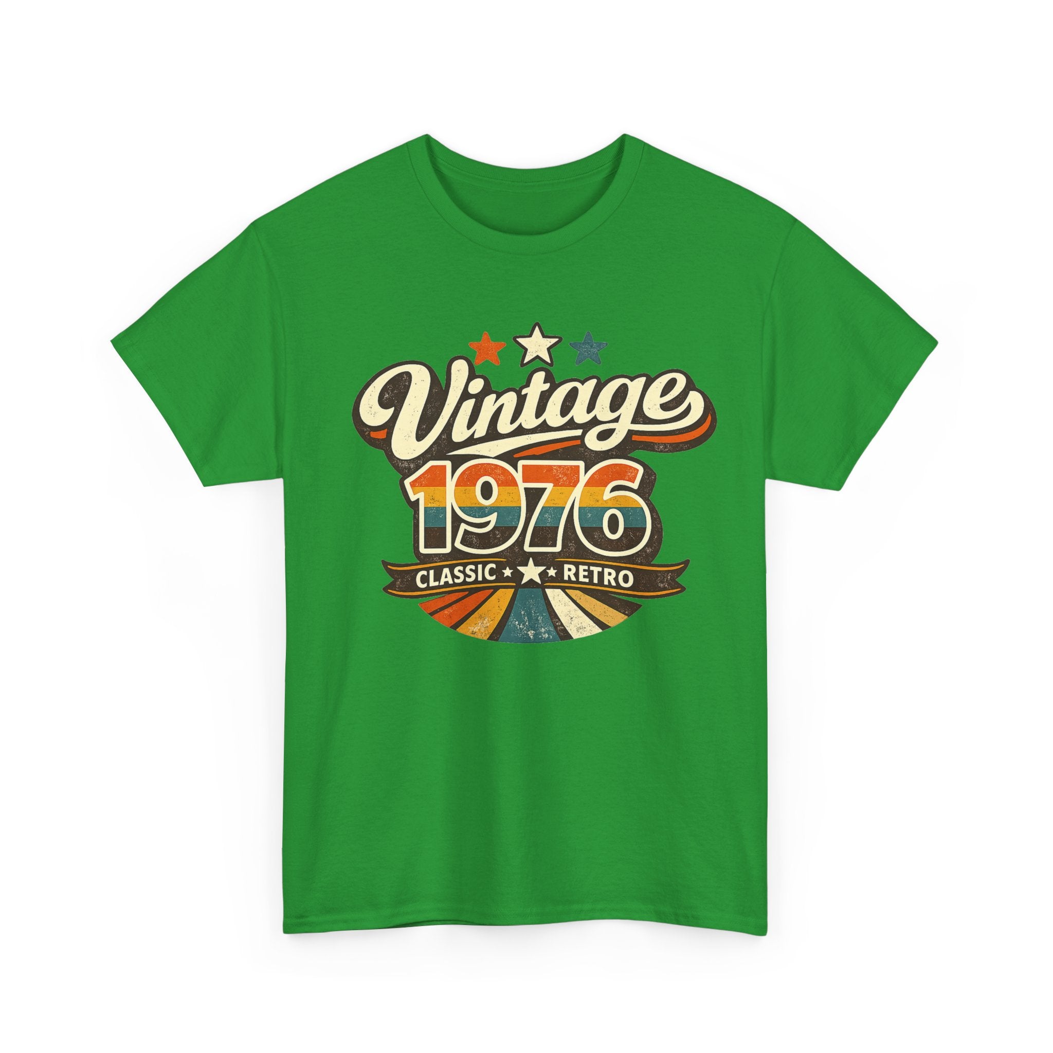 Vintage 1976 Retro Graphic Tee — Classic Birthday or Anniversary Gift