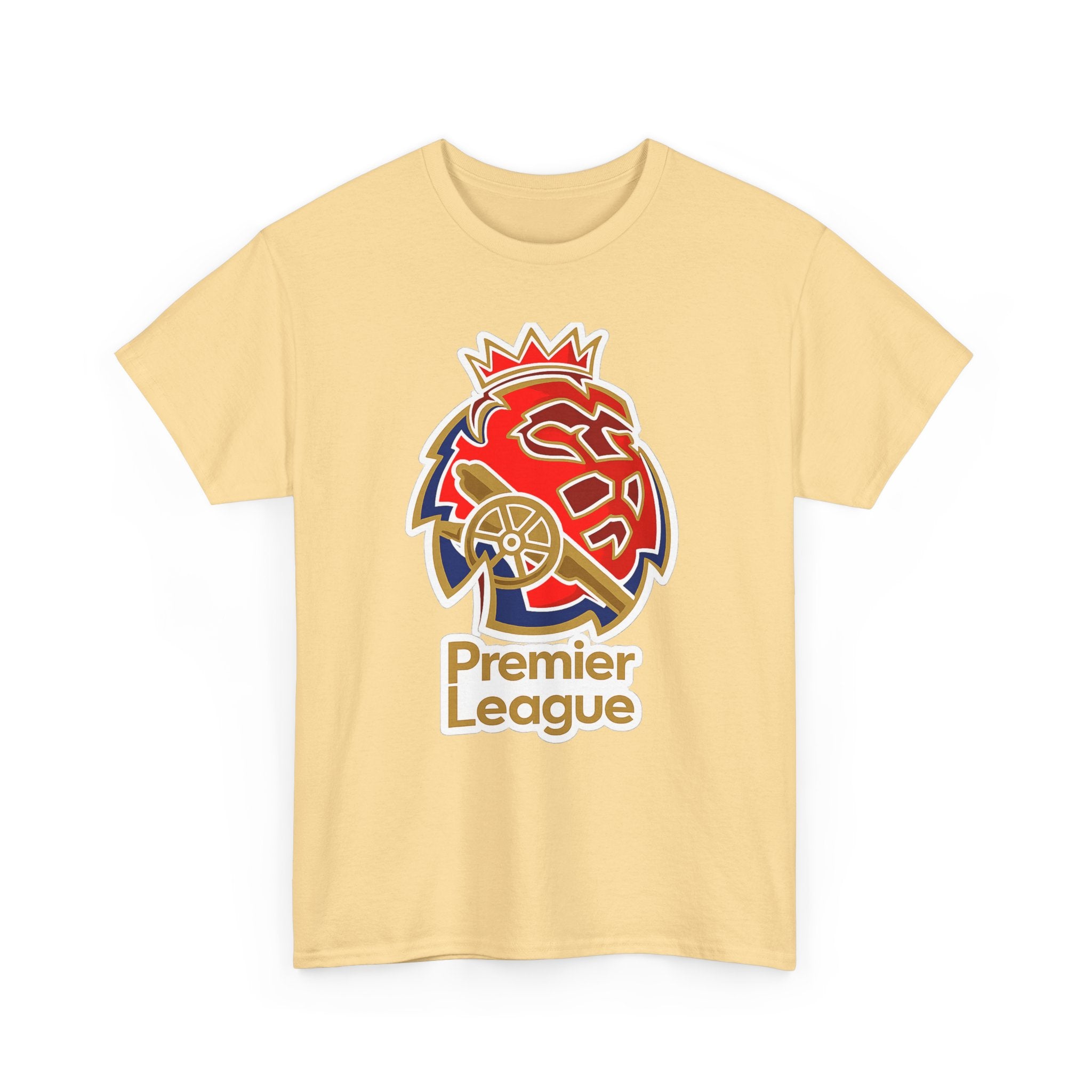 Arsenal Premier League Lion Logo T-Shirt — Soccer Fan Tee